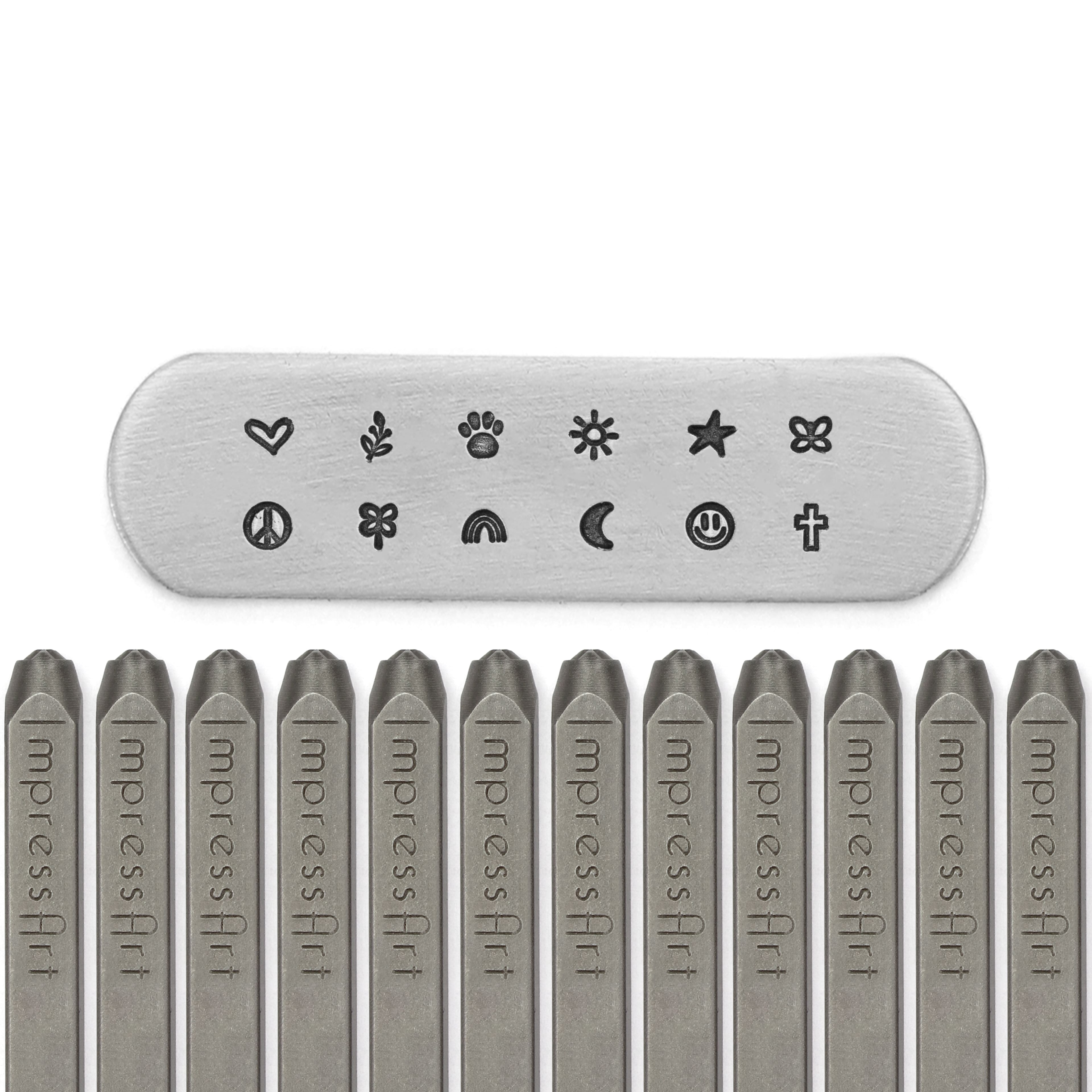 ImpressArt&#xAE; 3mm Icon Metal Stamps Pack