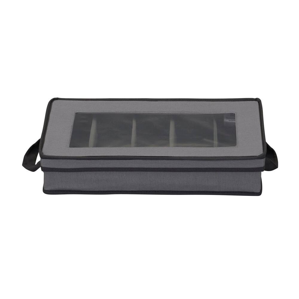 Household Essentials 19" Windowed Flatware Storage Chest