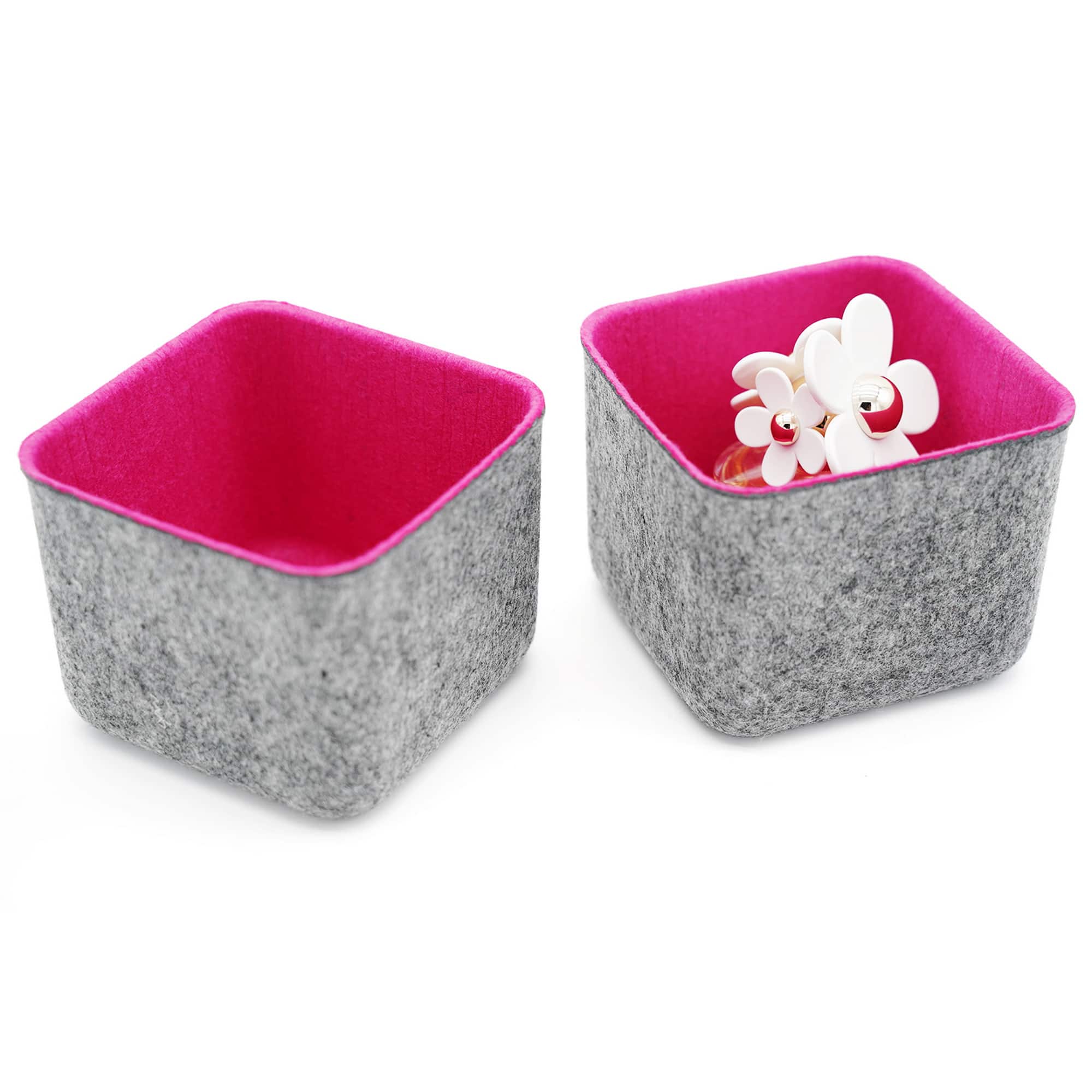 Welaxy Felt 2 Piece Storage Cubes