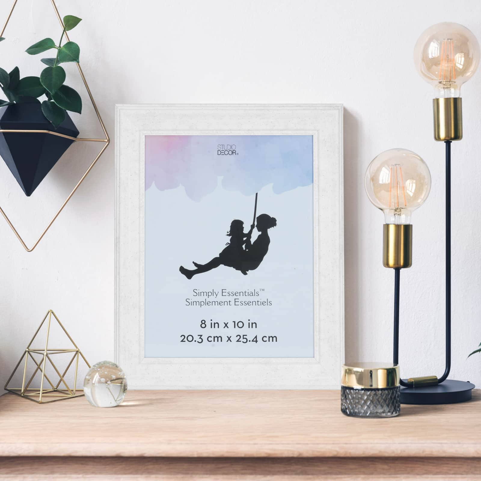 Yellow Dotted 8&#x22; x 10&#x22; Frame, Simply Essentials&#x2122; by Studio D&#xE9;cor&#xAE;