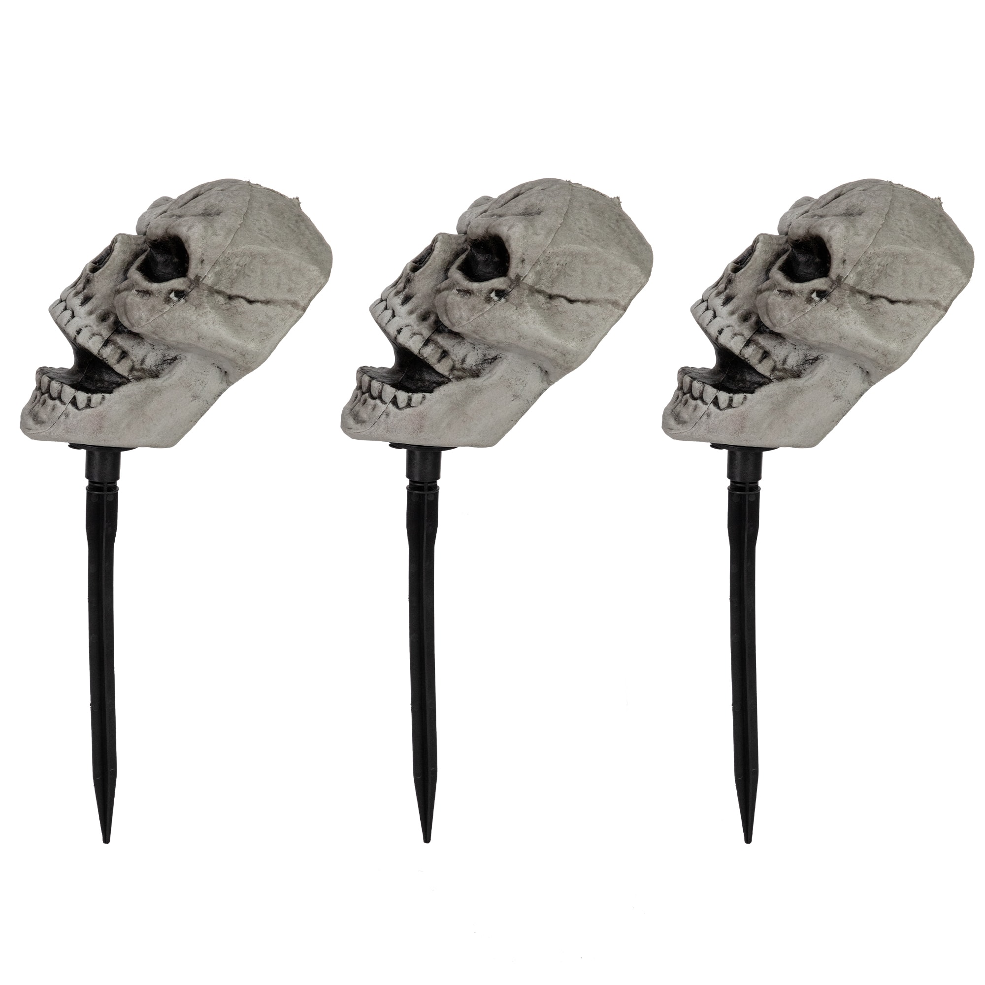 Skull Stakes Outdoor Yard Set