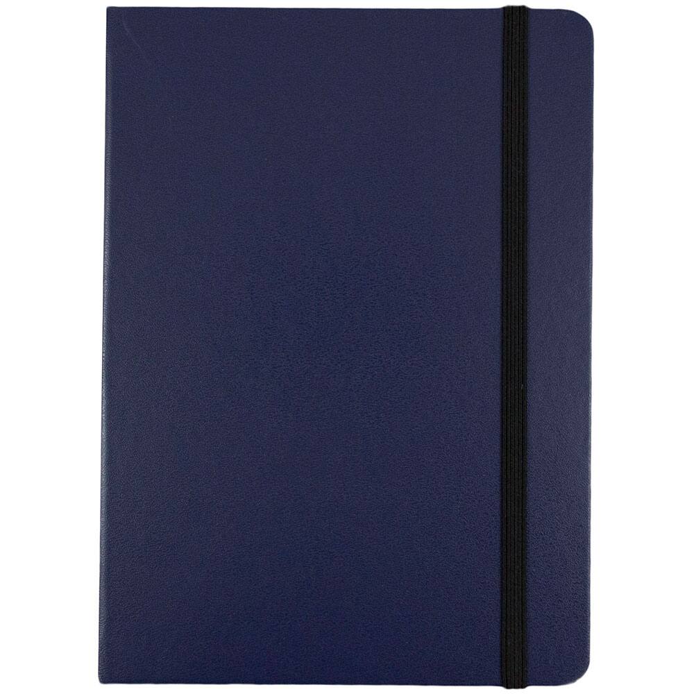 JAM Paper Medium Hardcover Notebook with Elastic Band