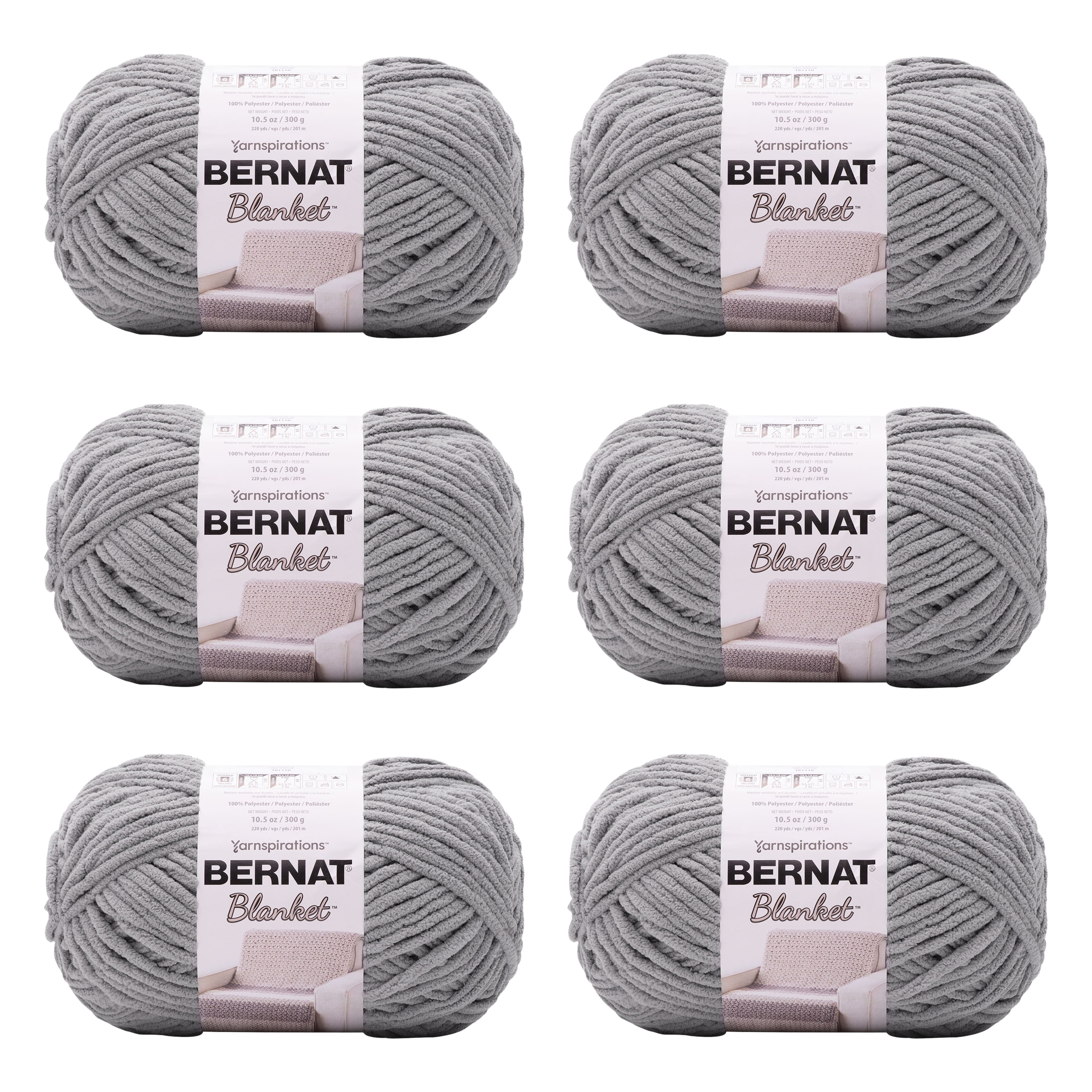 6 Pack: Bernat&#xAE; Blanket&#x2122; Yarn