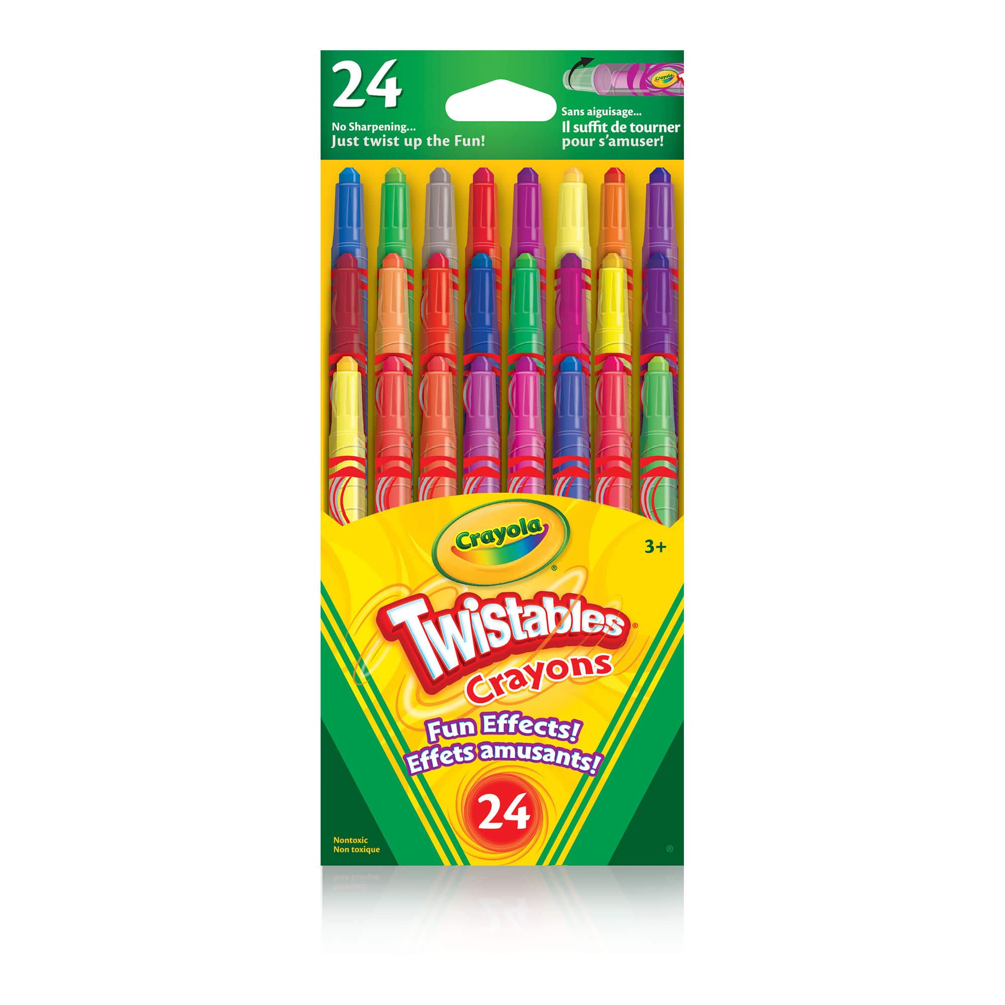 Wholesale 24 Color Twist up Crayons Set for Children - China