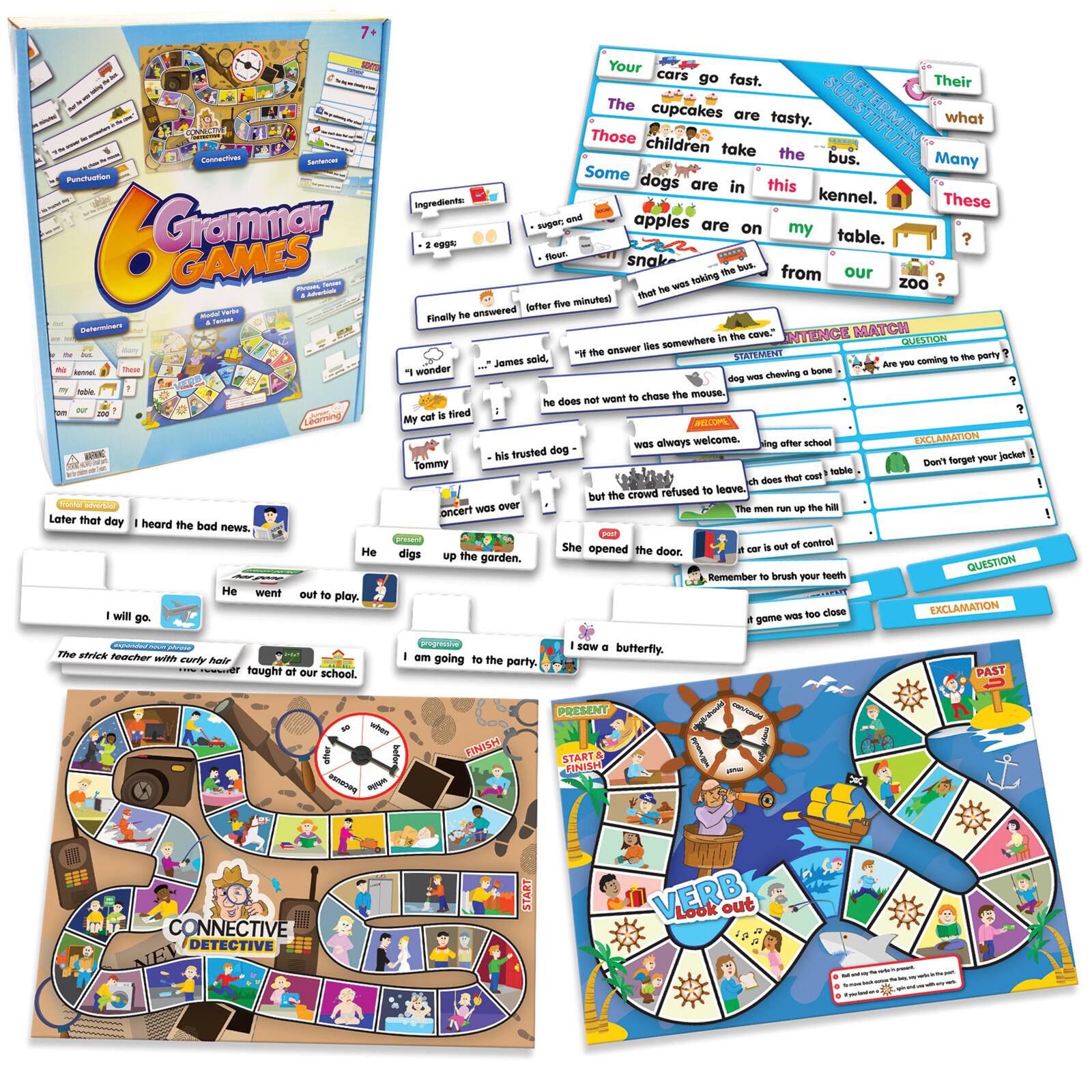 Junior Learning&#xAE; 6 Grammar Games