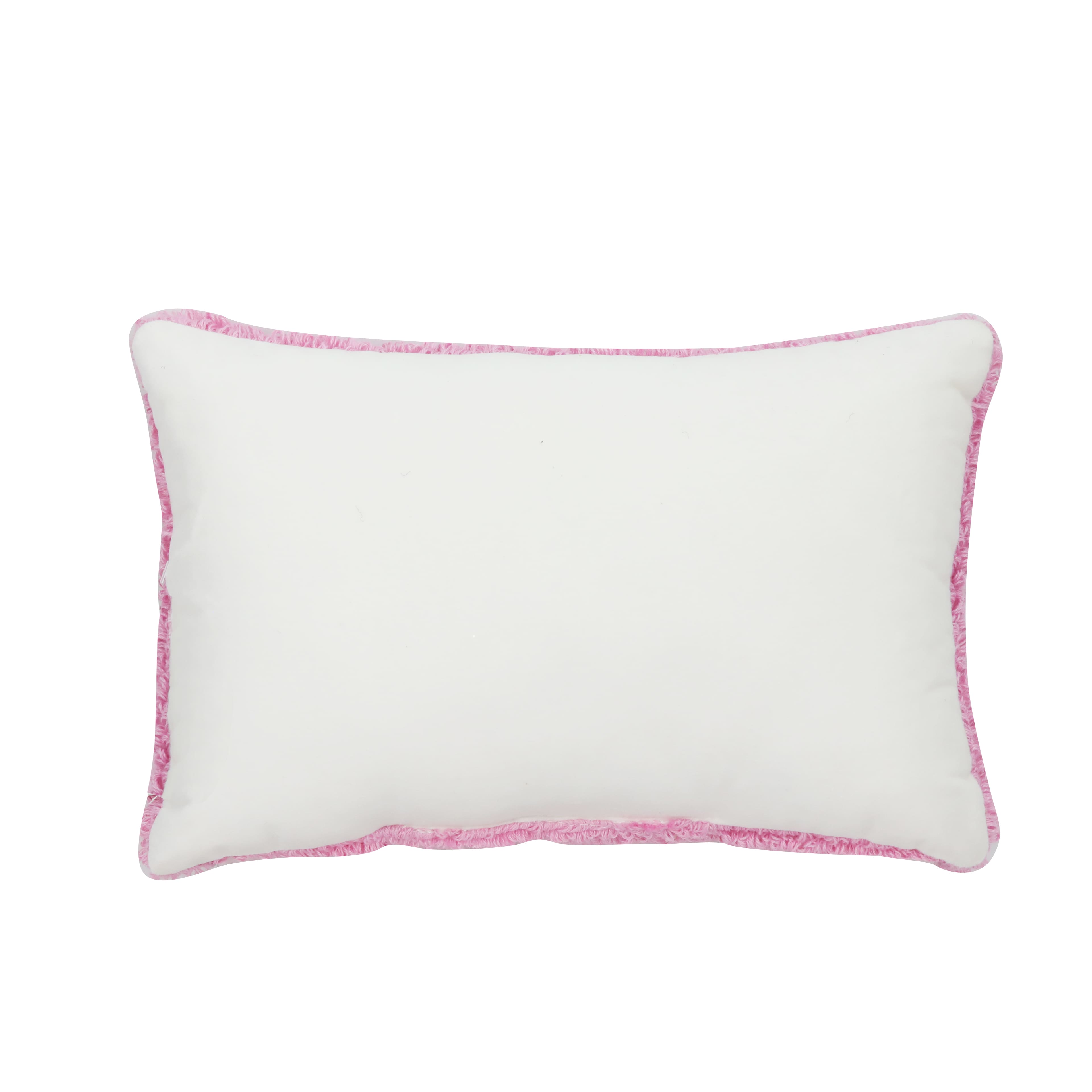 11.5&#x22; Pink &#x26; Orange Boo Throw Pillow by Ashland&#xAE;