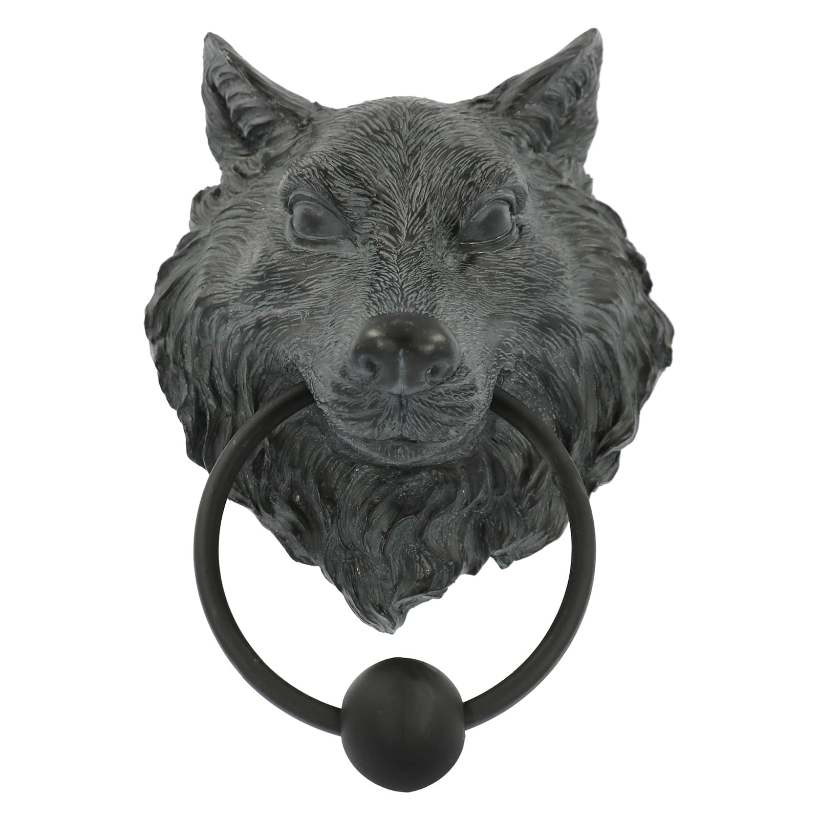 11.25&#x22; Black Wolf Door Knocker Wall Accent by Ashland&#xAE;
