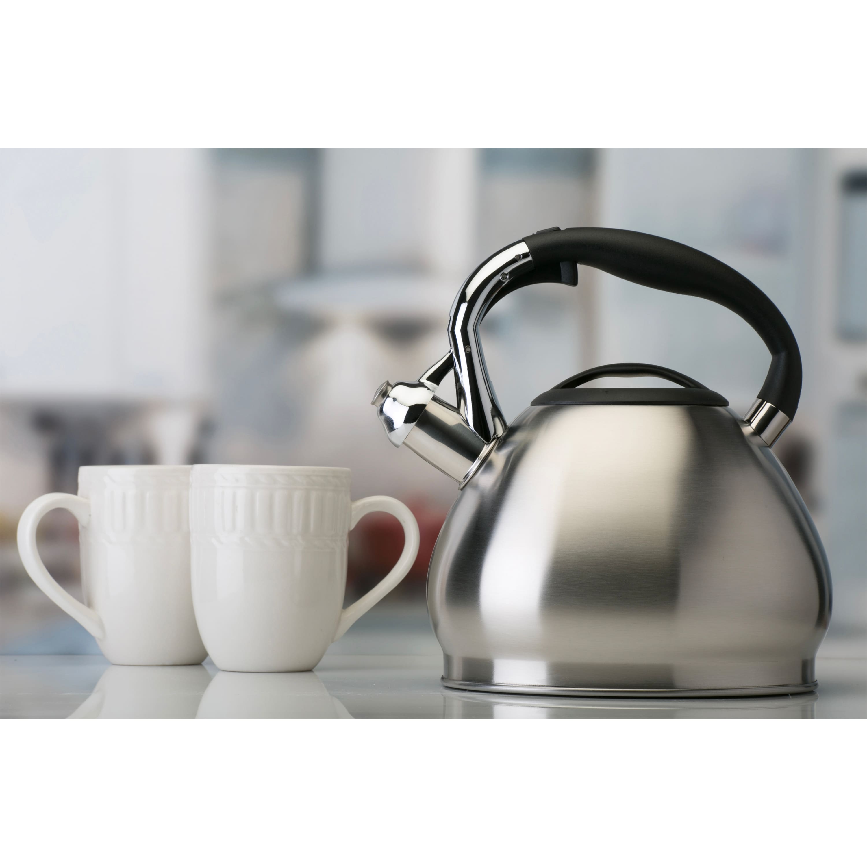 Kitchen Details Stainless Steel Tea Kettle 3.4 L