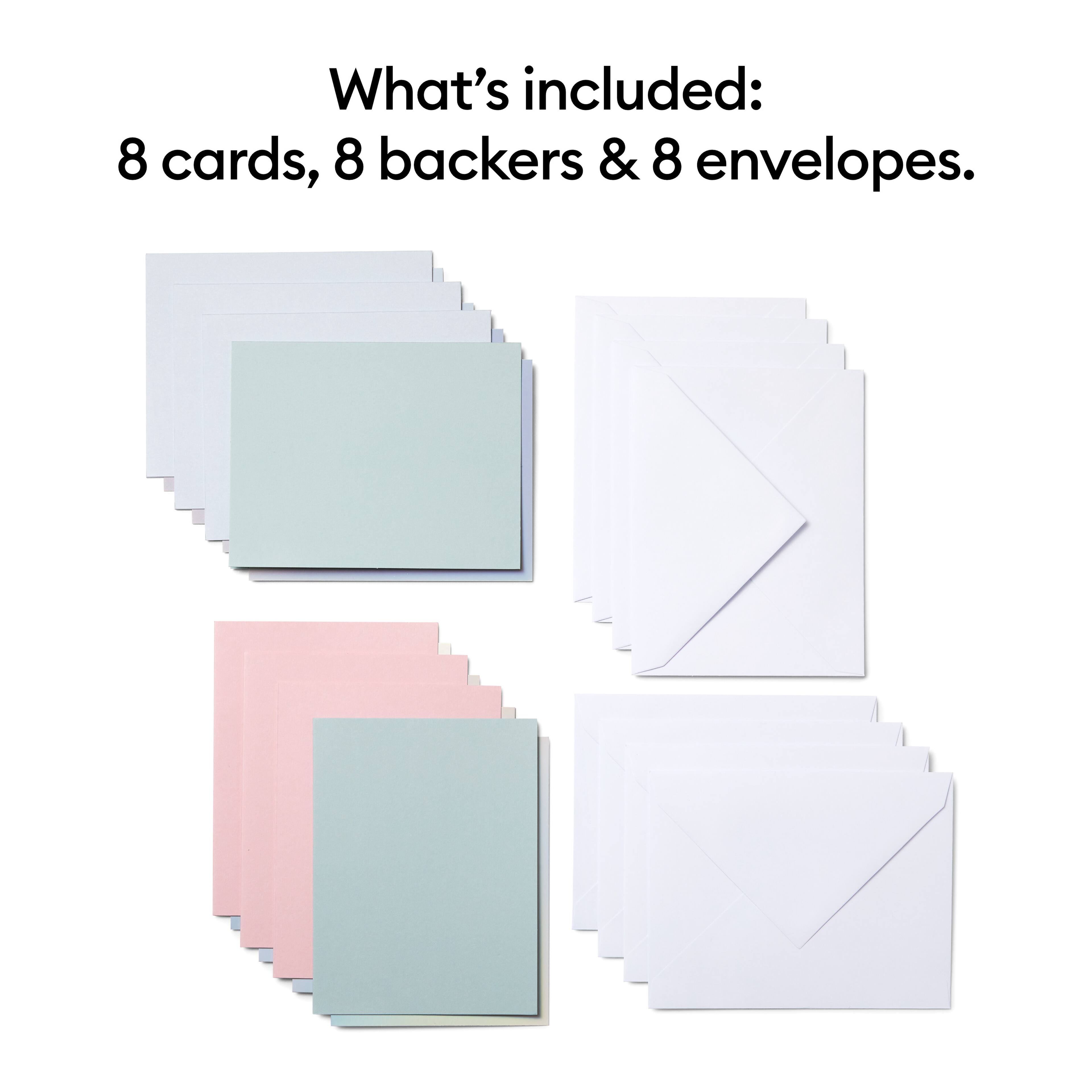 Cricut Joy&#x2122; Cutaway Cards, Pastel Sampler