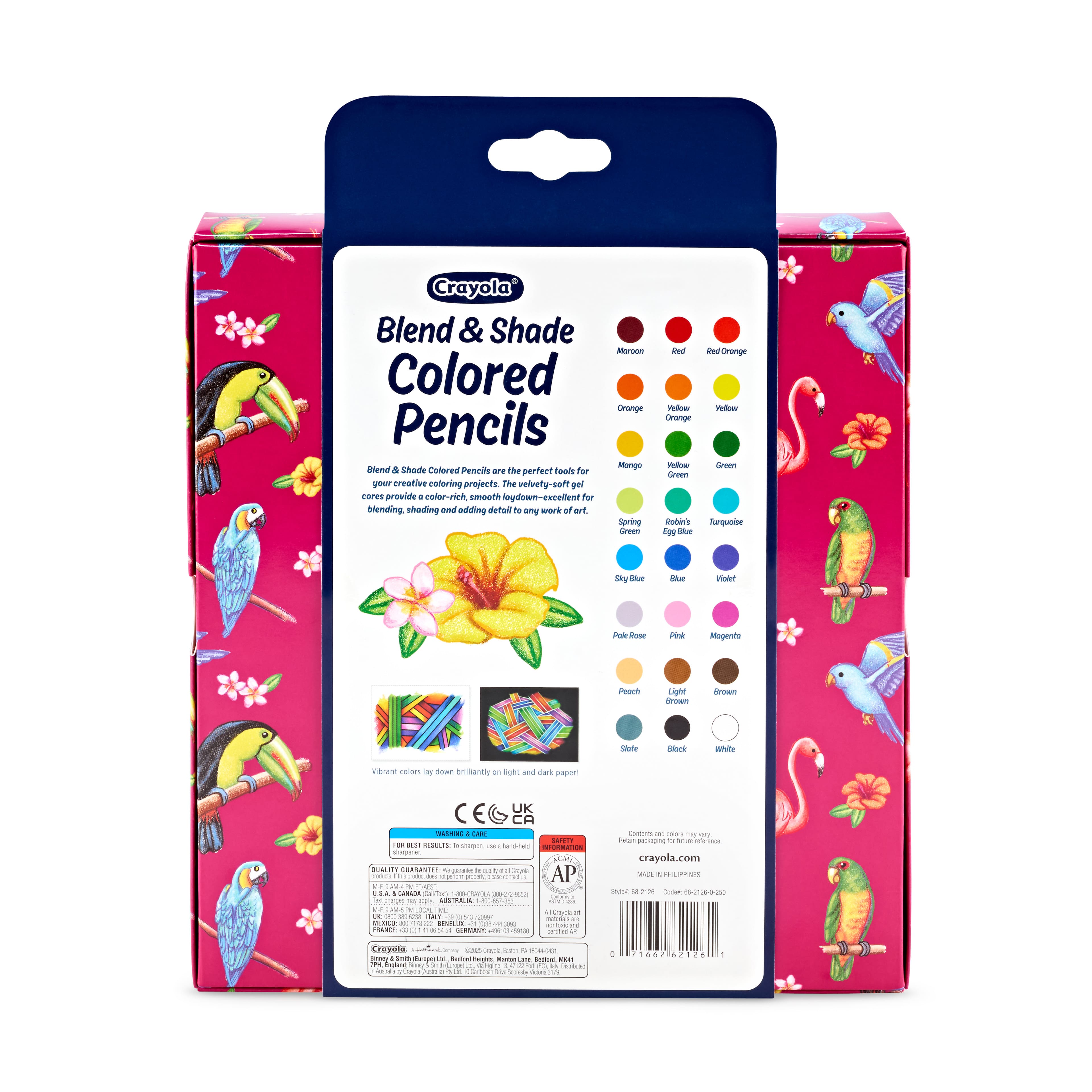 Crayola&#xAE; 24 Color Blend &#x26; Shade Colored Pencils