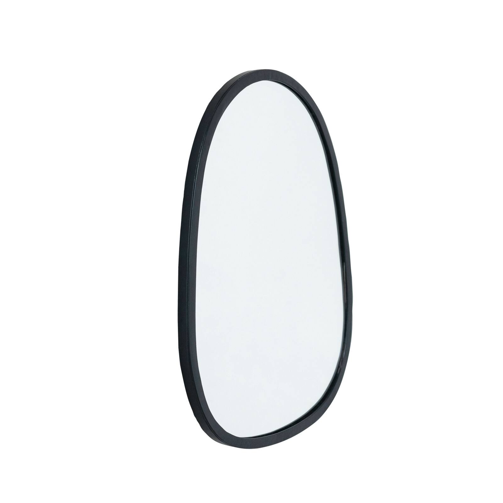 Hello Honey® 11.25" x 14.75" Black Matte Elegance Wall Mirror