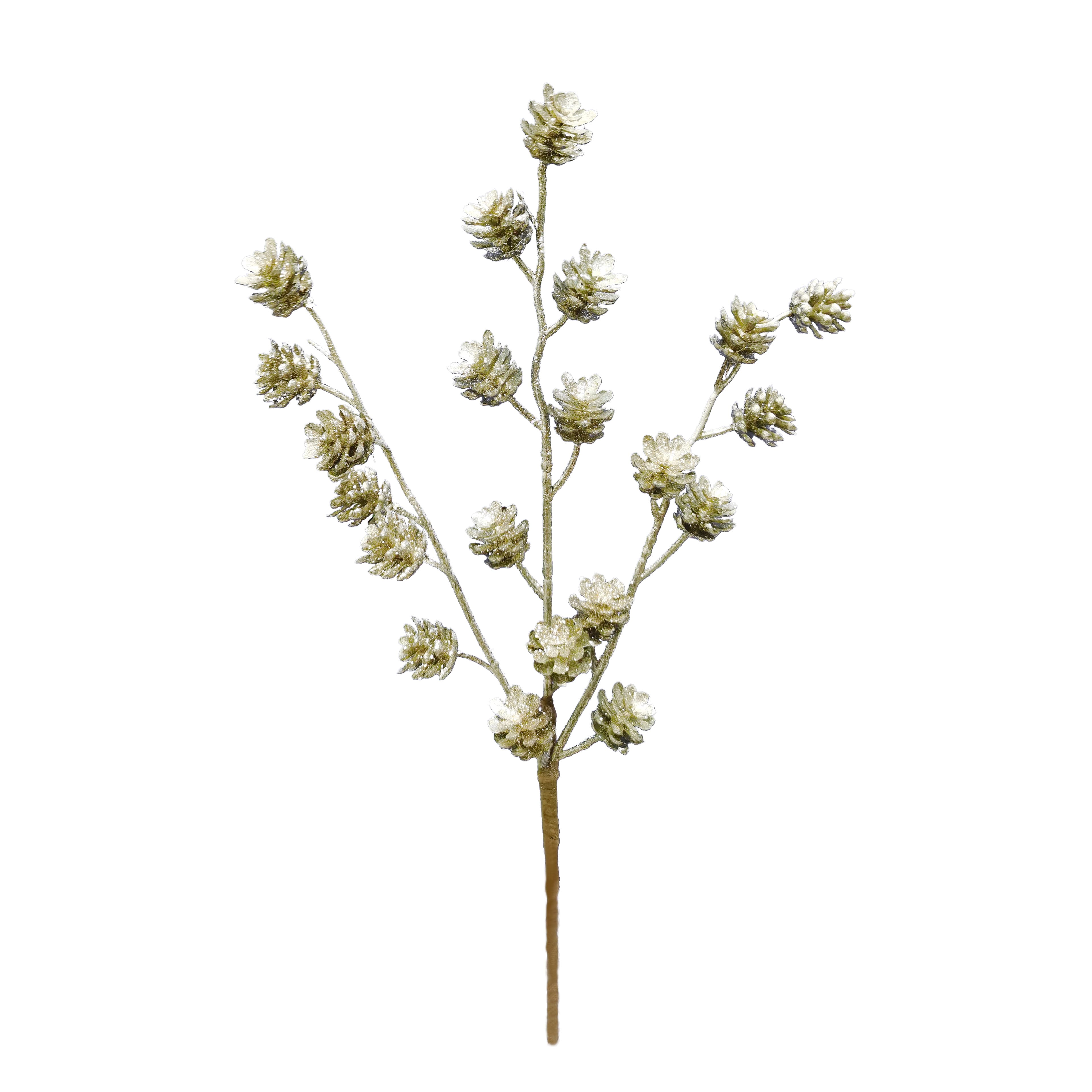 12.5" Glitter Champagne Pinecone Pick by Ashland®