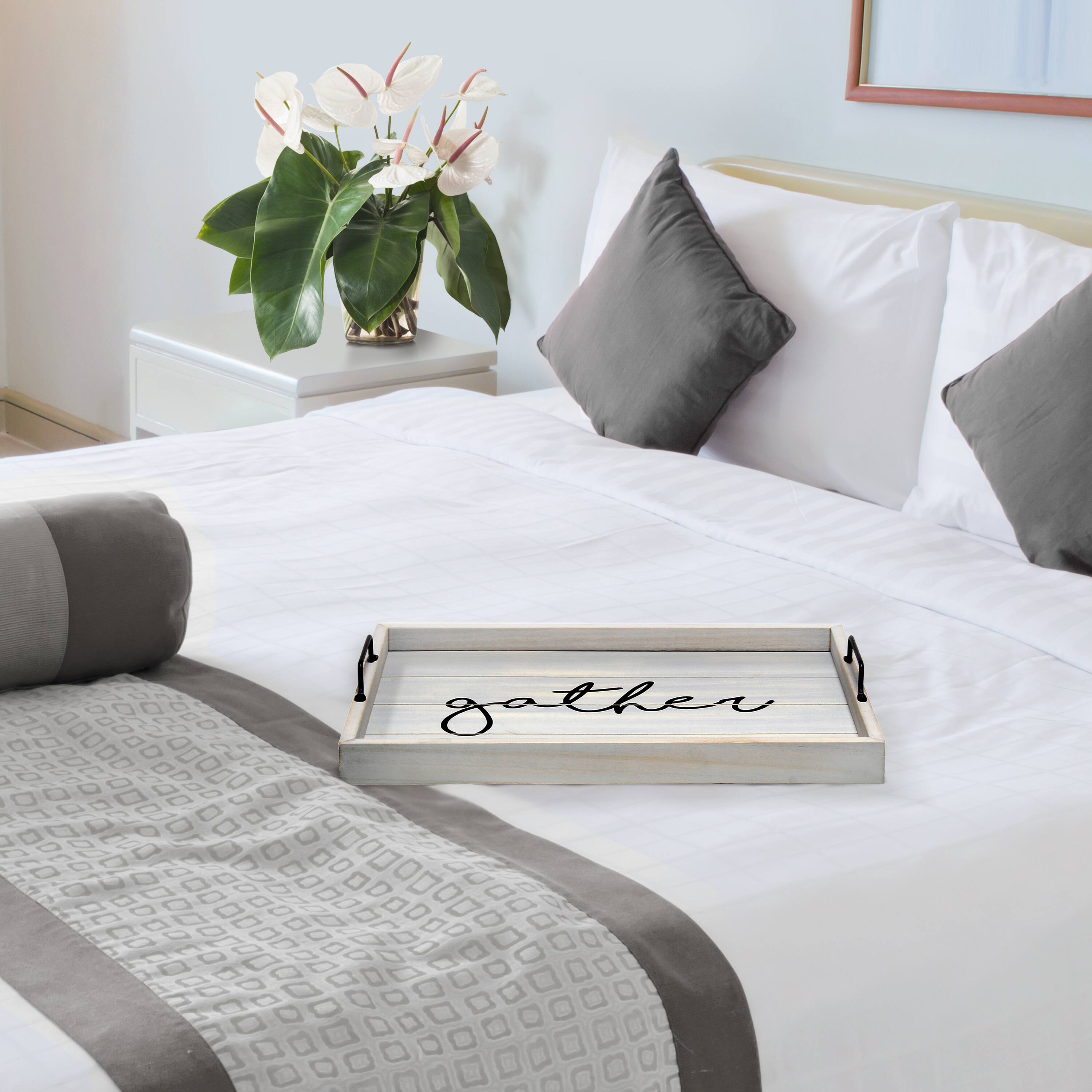 Elegant Designs™ 15.5" Gather Serving Tray with Handles