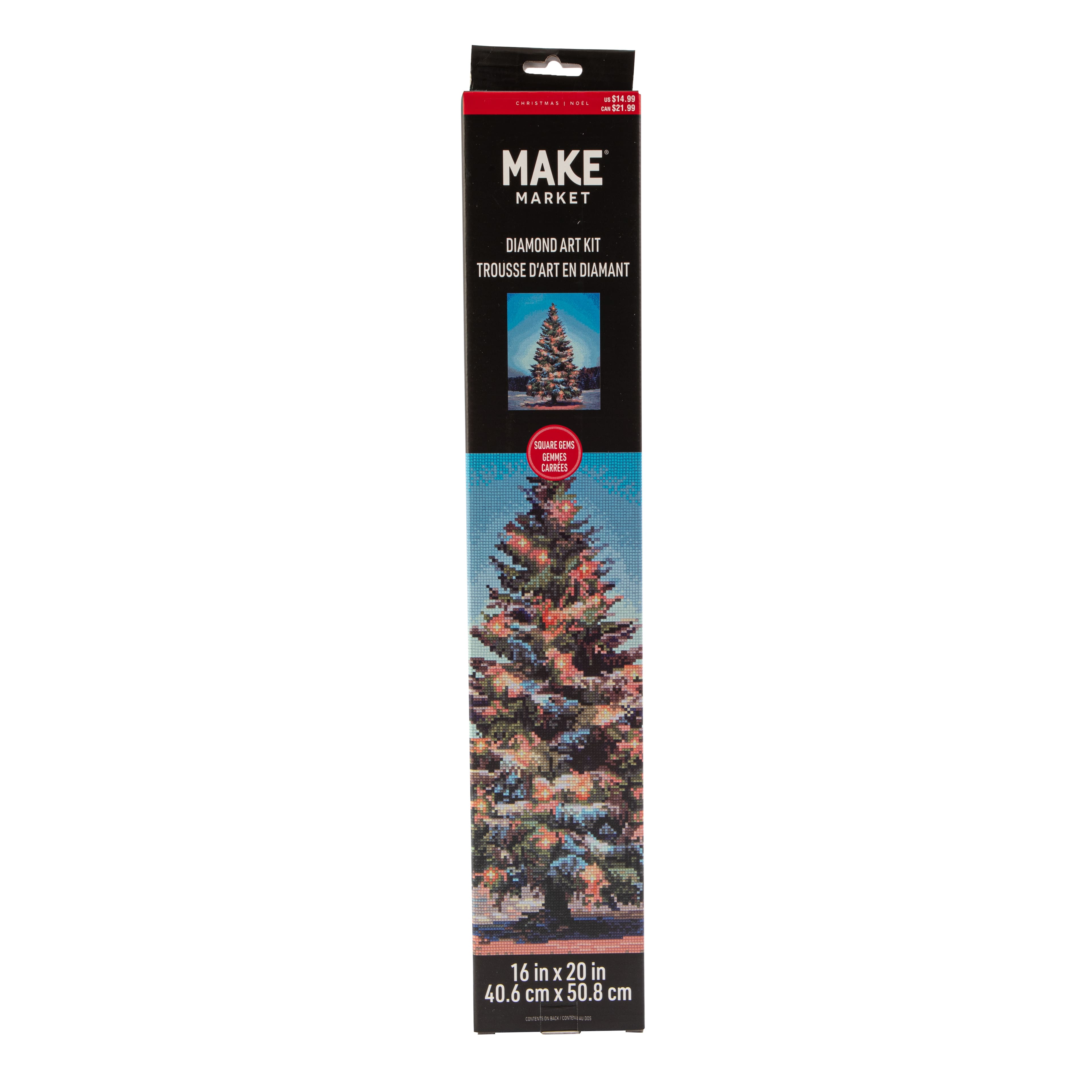 16&#x22; x 20&#x22; Outdoor Tree Diamond Art Kit by Make Market&#xAE;