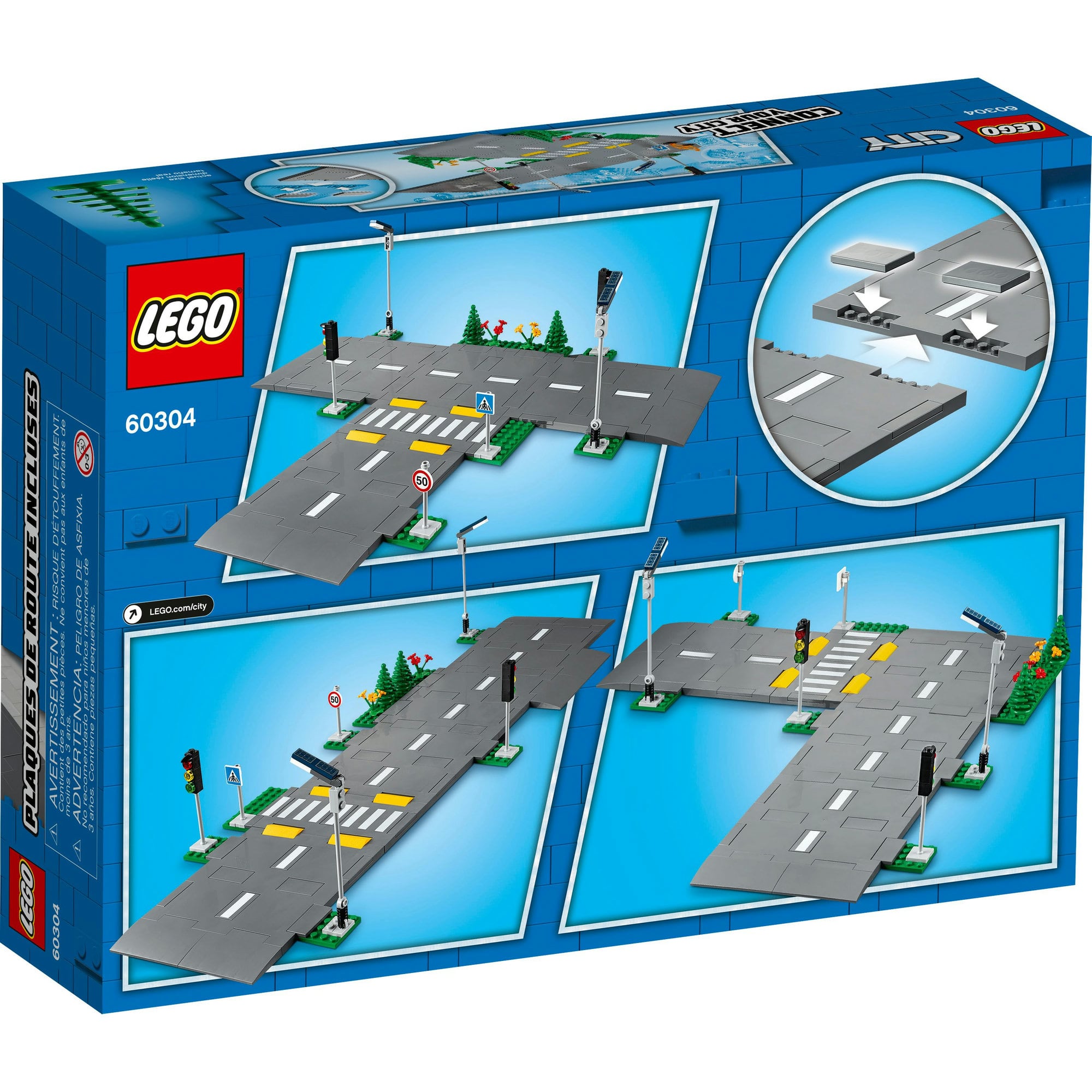 LEGO® City Road Plates 60304 Building Kit (112 Pieces)