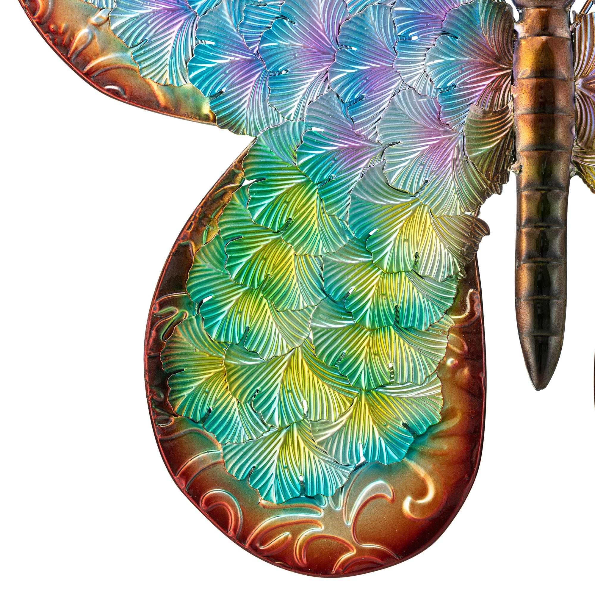 Glitzhome® 20" Colorful Butterfly Metal Wall Décor