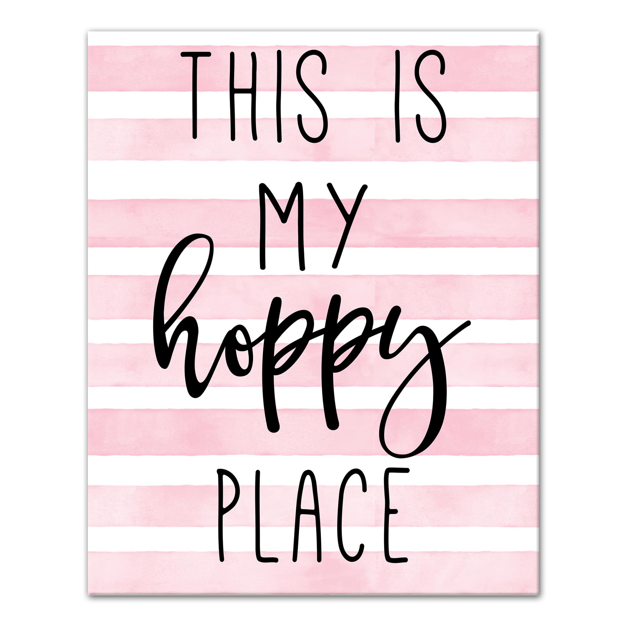 This is My Hoppy Place Canvas Art