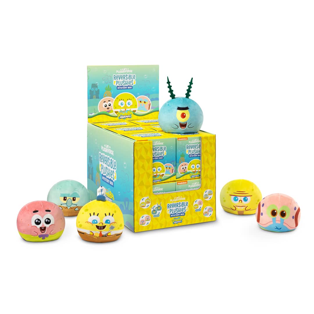 TeeTurtle Plushiverse&#x2122; SpongeBob SquarePants&#x2122; Reversible Plushies Mystery Box, 1pc.