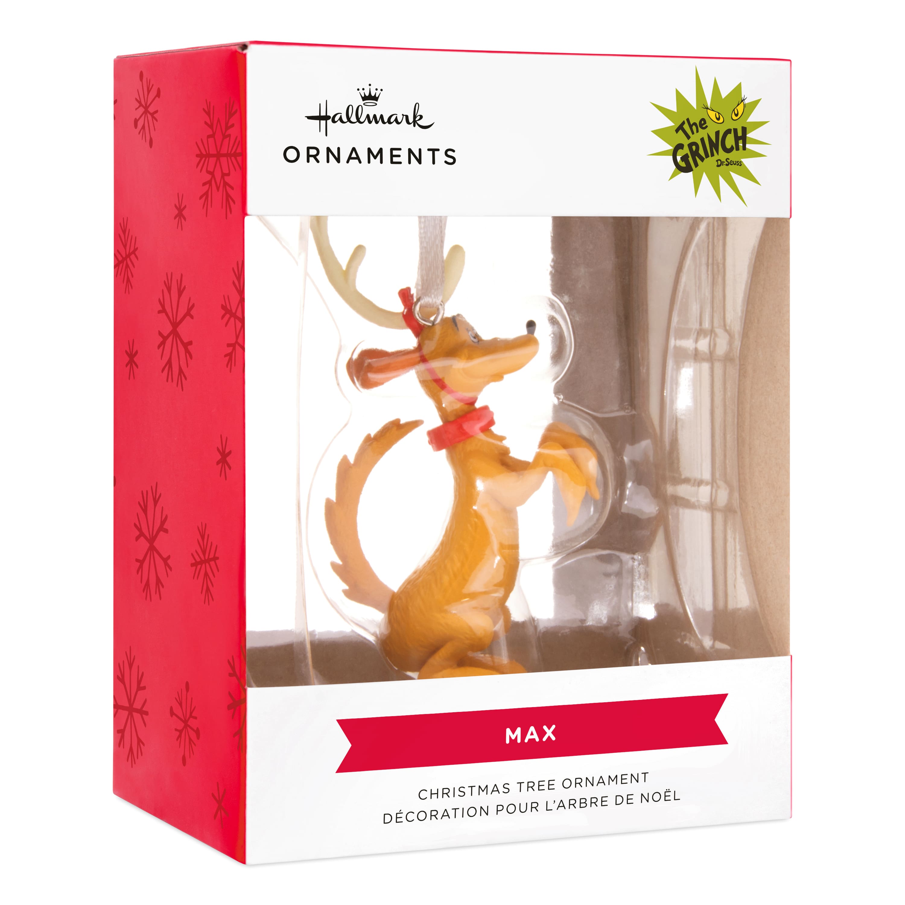Hallmark Dr. Seuss&#x27;s How the Grinch Stole Christmas!&#x2122; 3.25&#x22; Max in Antlers Ornament