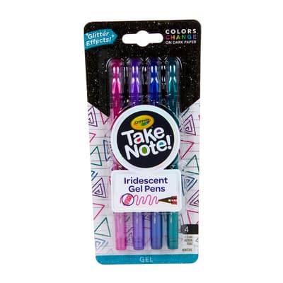 Crayola® Take Note™ Iridescent Gel Pens image