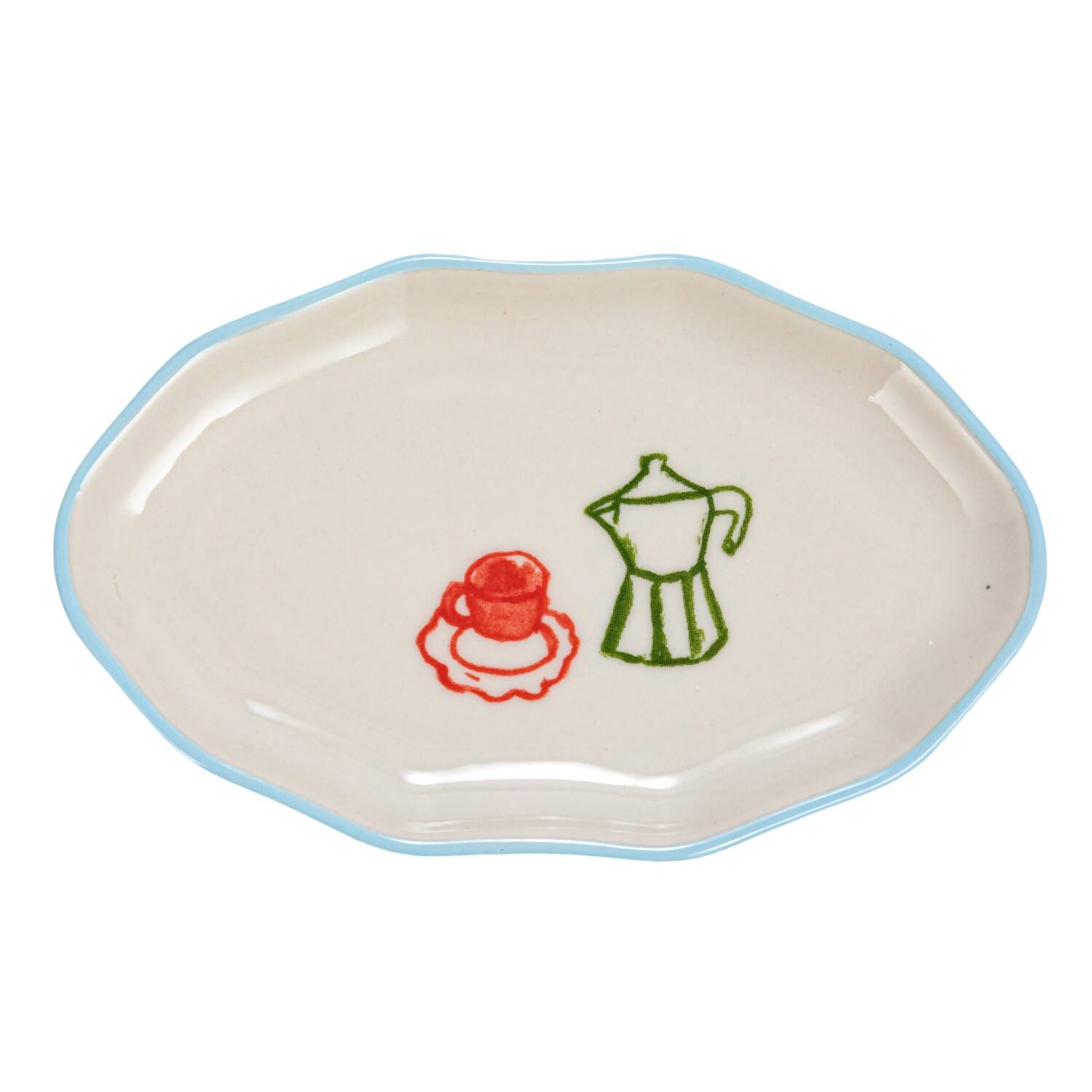 Hello Honey® 5" Hand Painted Stoneware Dish Set