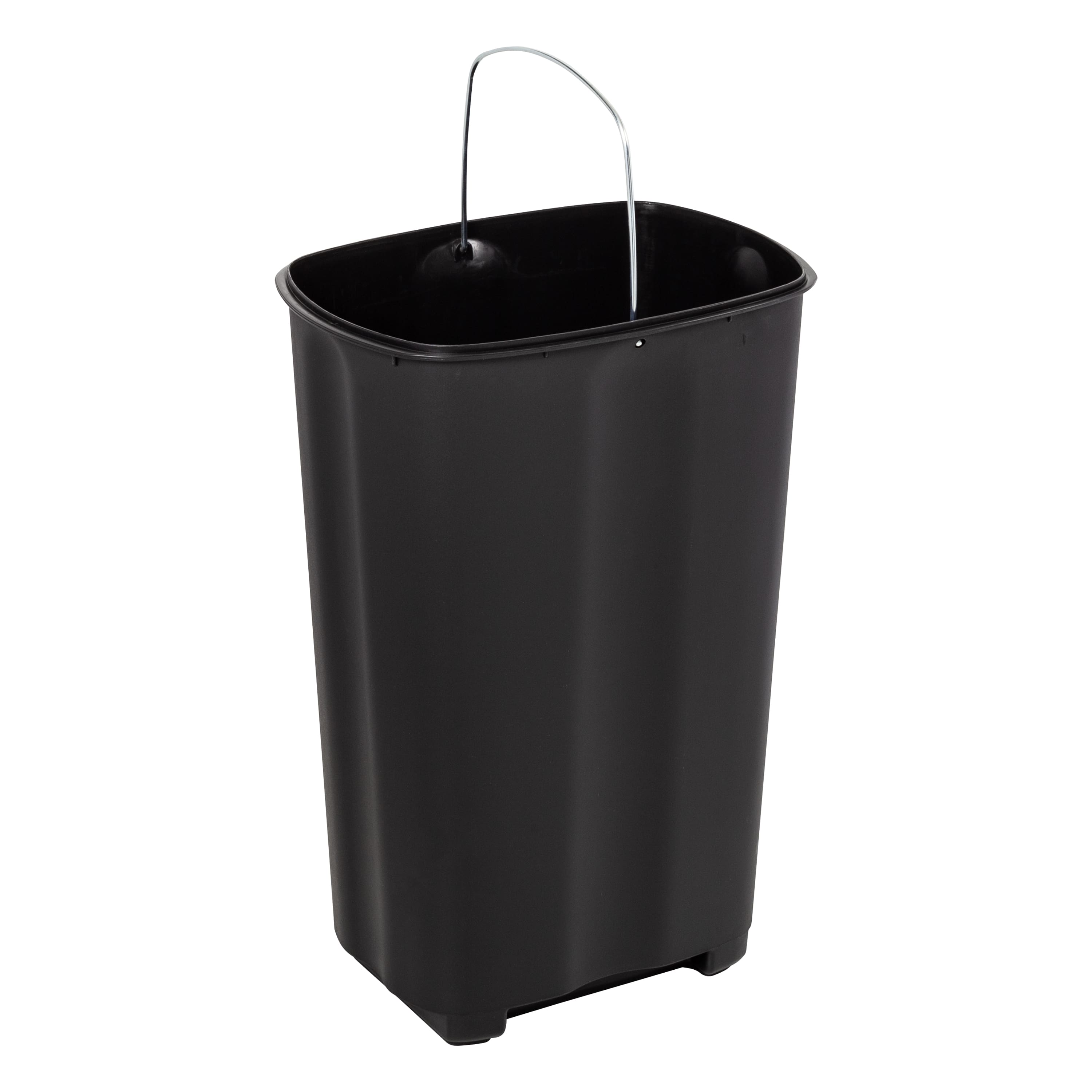 40L Tall Slim Stainless Steel Step Trash Can With Lid