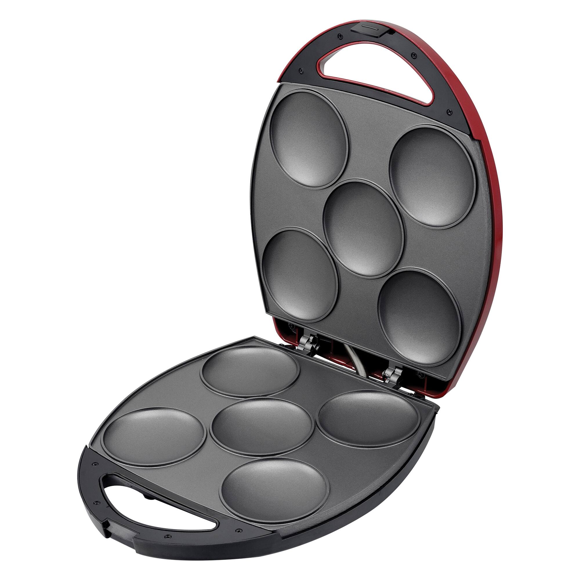 Brentwood Red 1200 Watt 5-Piece Nonstick Arepa Maker