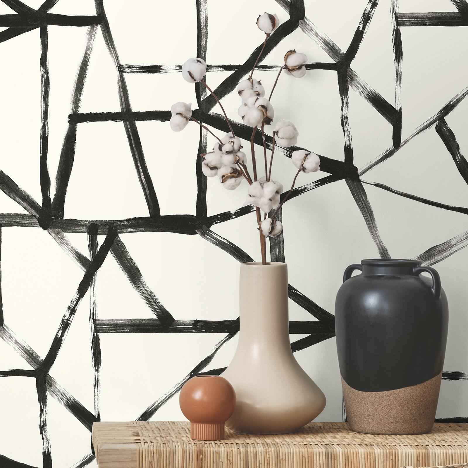 Surface Style What's Your Angle Peel & Stick Wallpaper