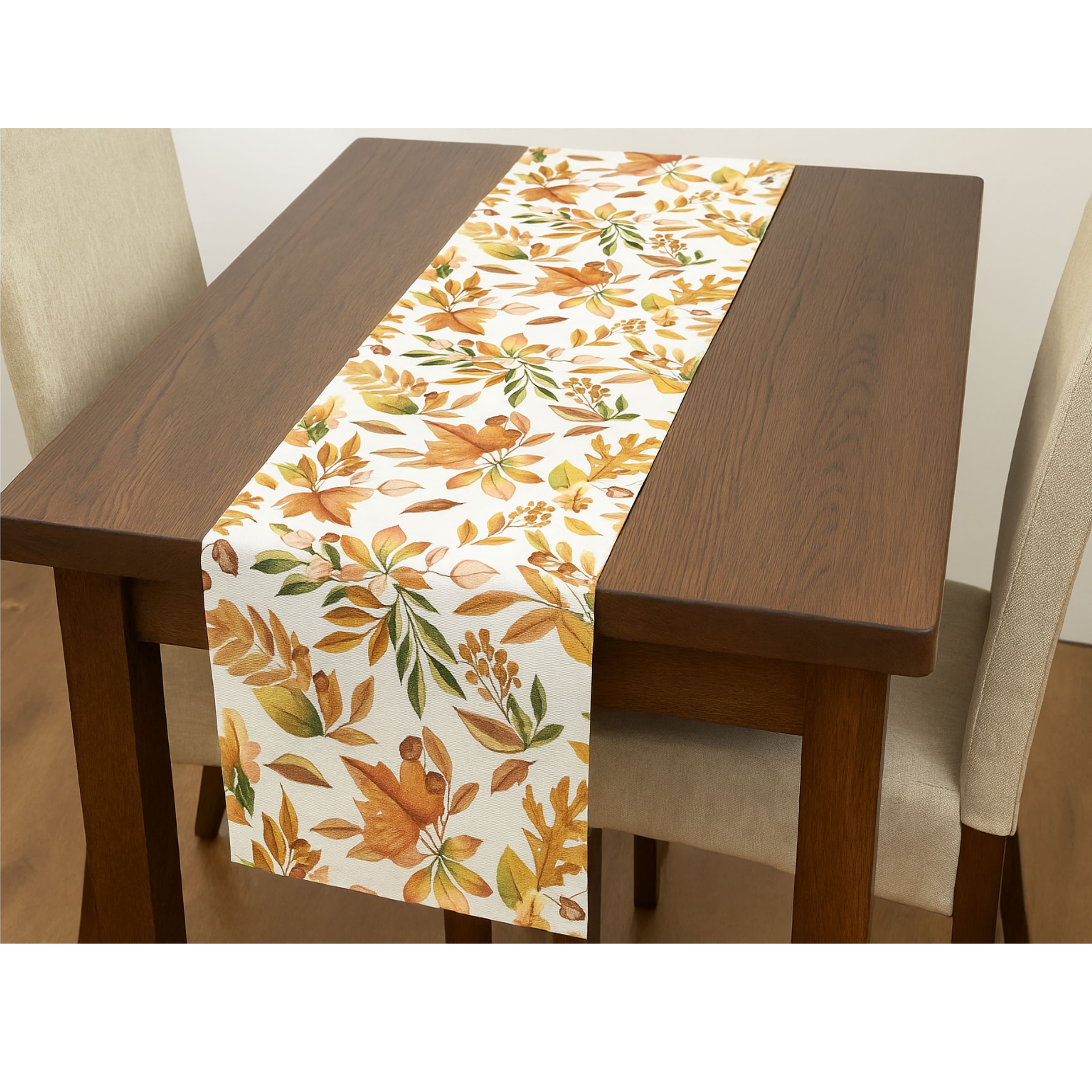 72&#x22; Fall Leaves Cotton Table Runner by Ashland&#xAE;