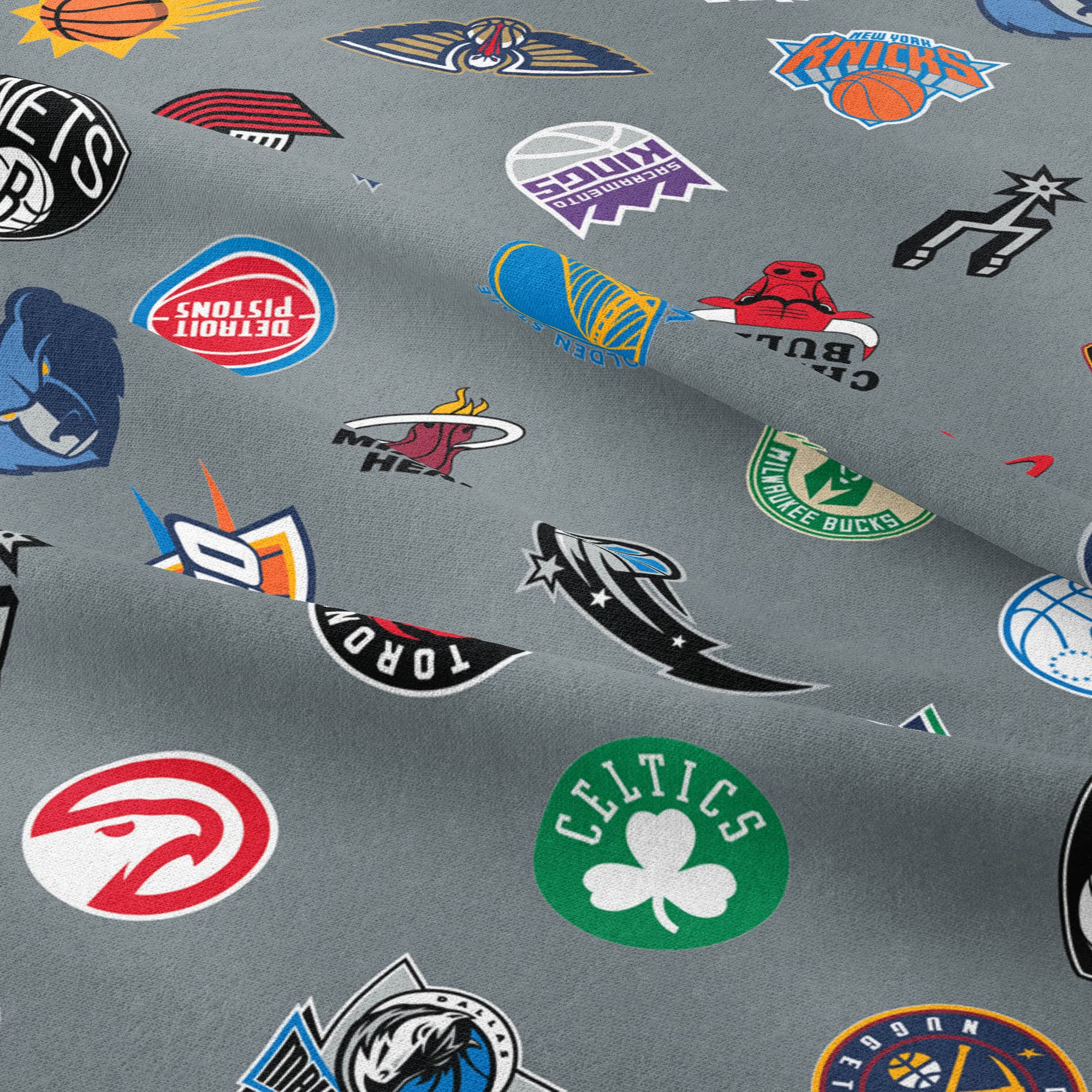 NBA Collection - All Team Logo - Multi - Cotton – Camelot Fabrics®