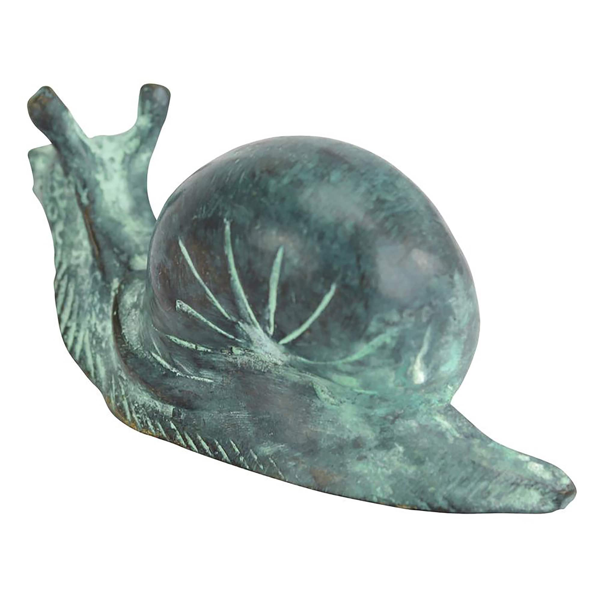 Design Toscano 5&#x22; Cast Bronze Land Snail Garden Statue