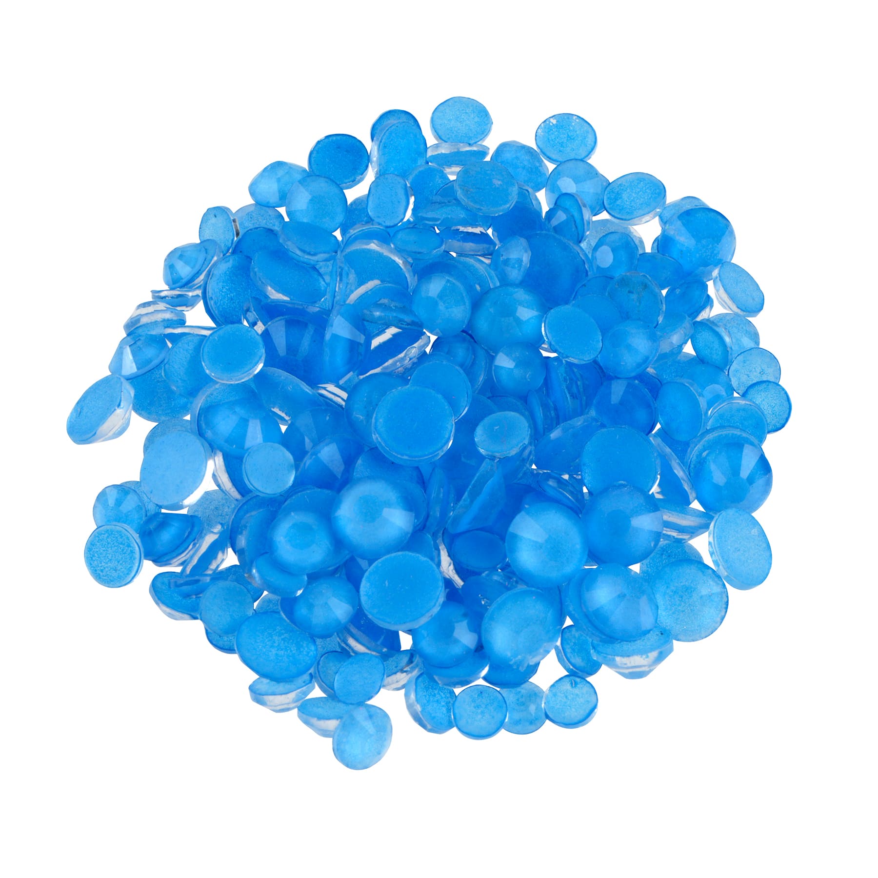 Glow-in-the-Dark Round Glass Flatback Rhinestone Mix by Bead Landing&#x2122;