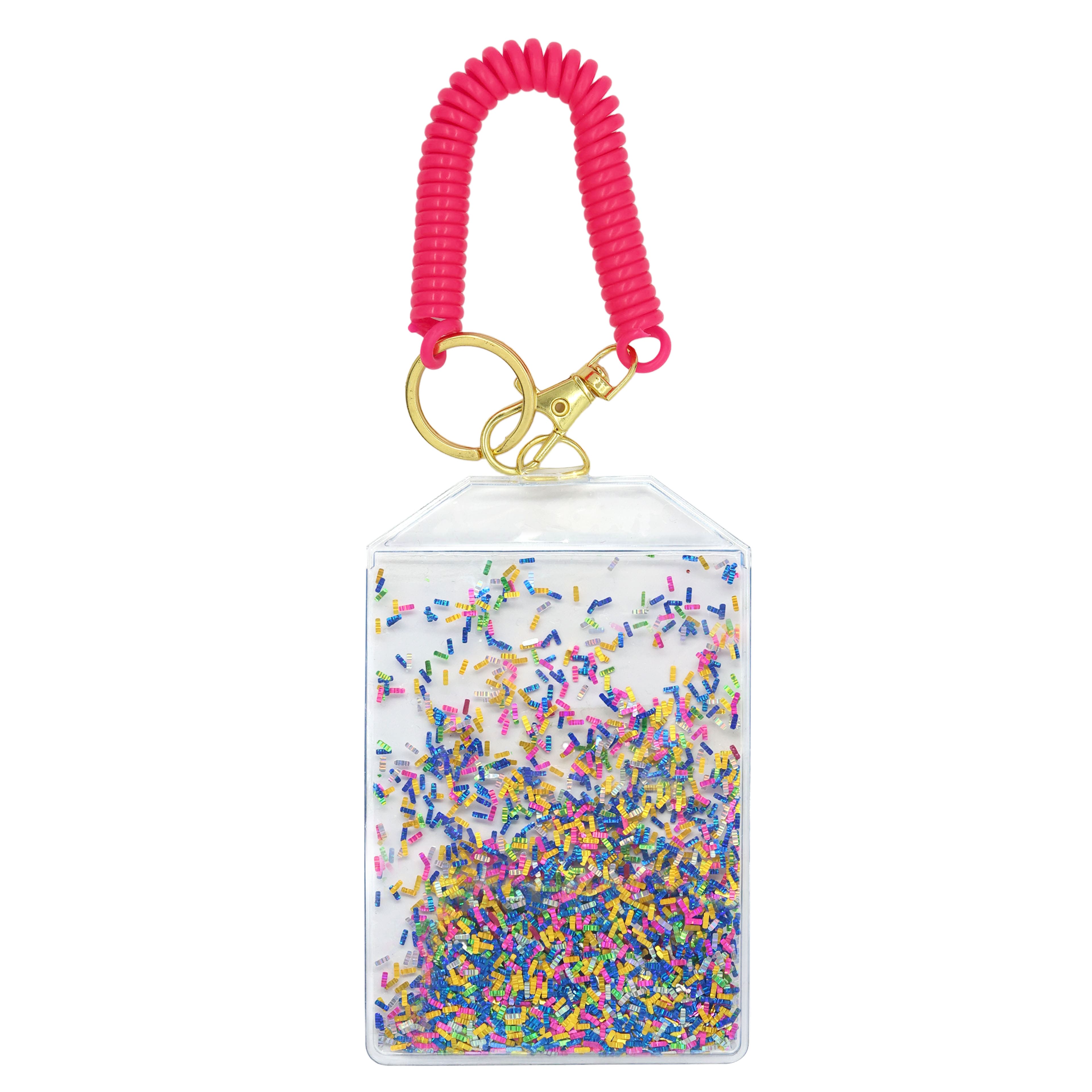 Back to Class Rainbow Confetti ID Holder by Creatology&#x2122;