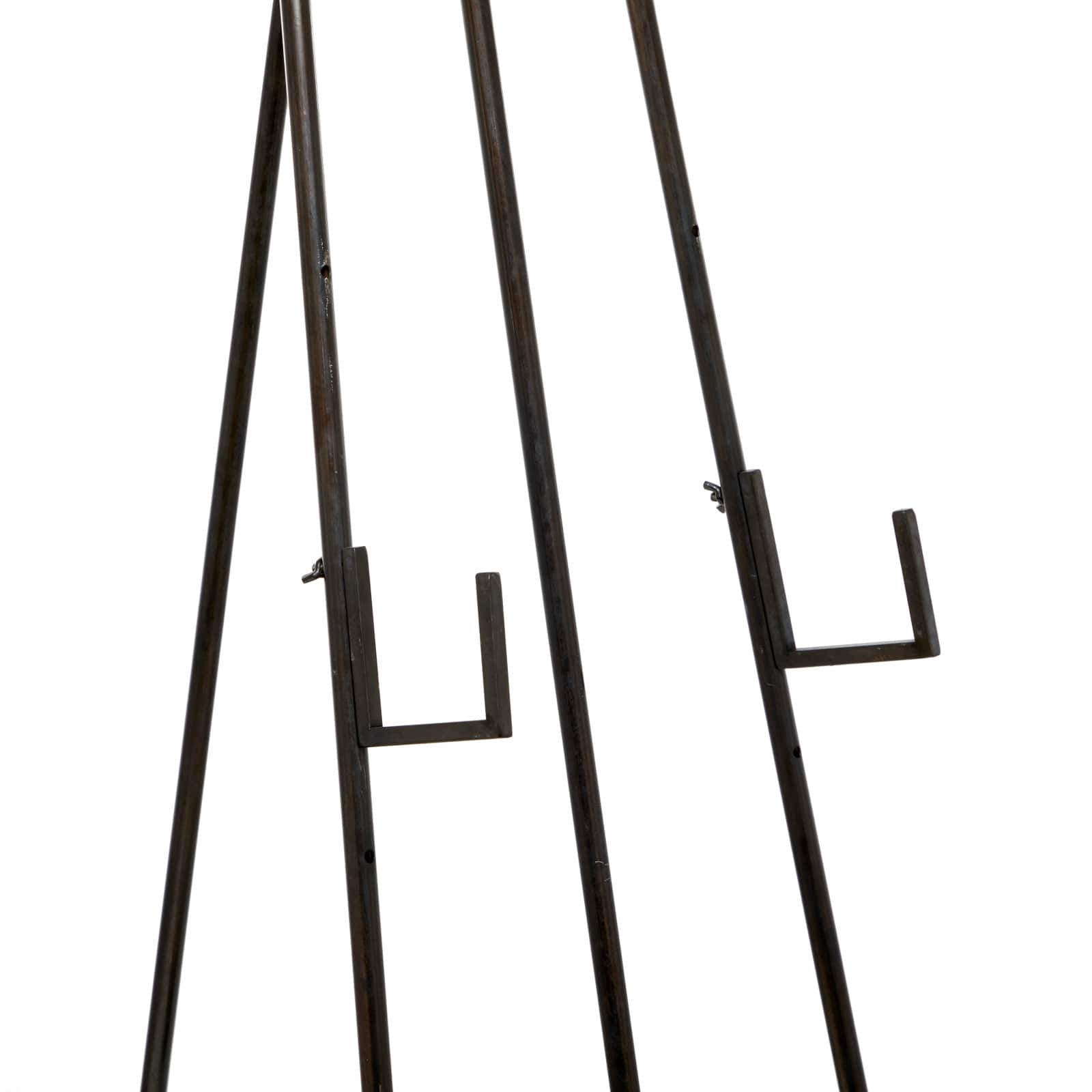 66&#x22; Black Iron Industrial Easel