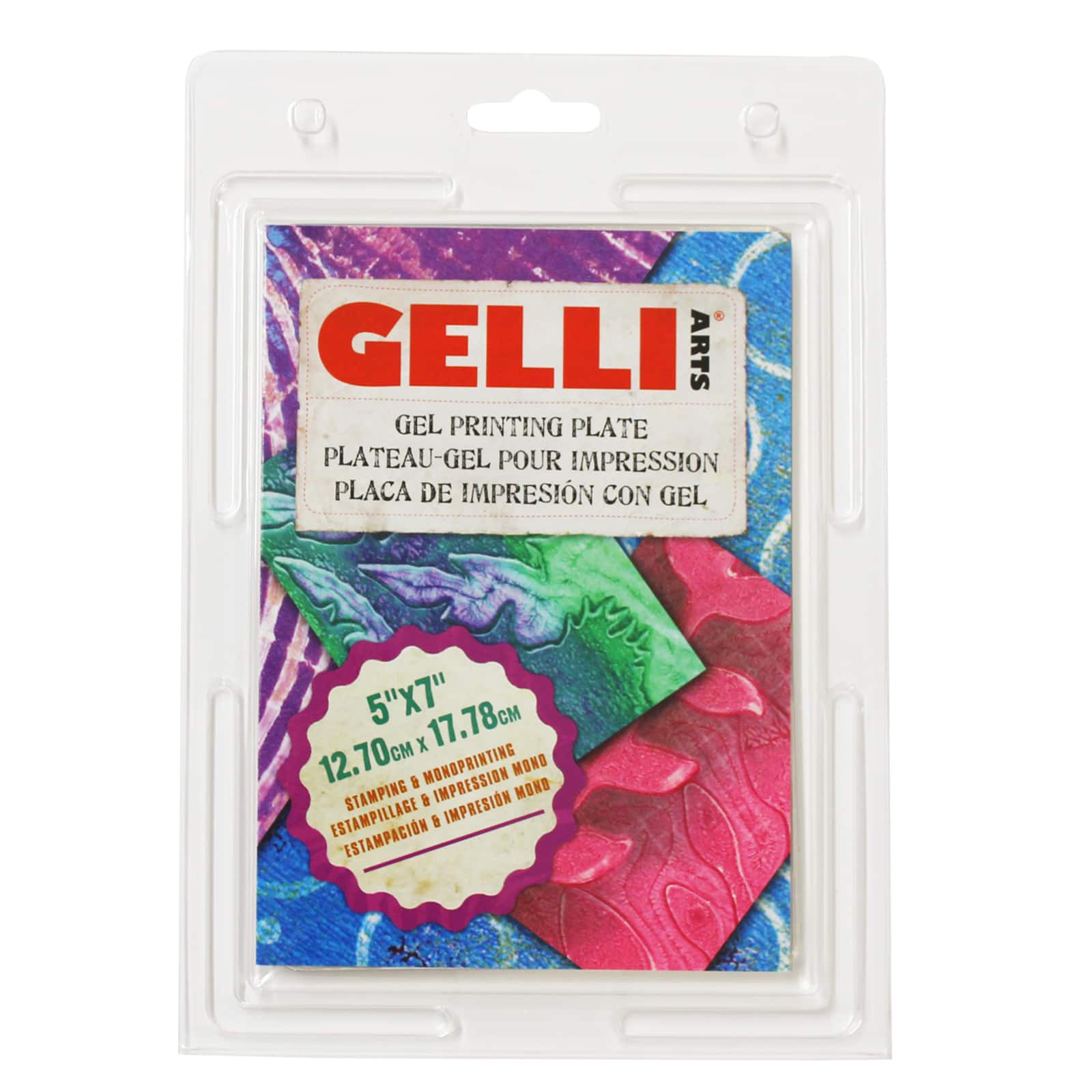 6 Pack: Gelli Arts&#xAE; Gel Printing Plate, 5&#x22; x 7&#x22;