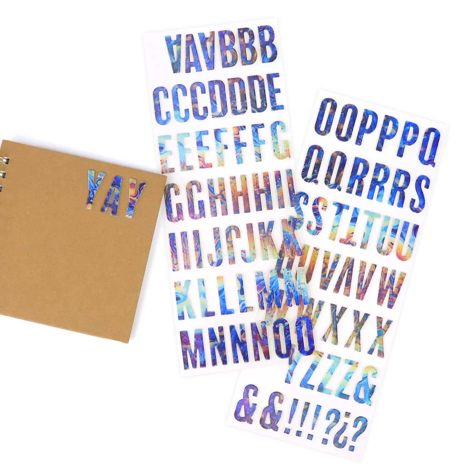 12 Pack: Oil Slick Chipboard Stickers by Recollections™