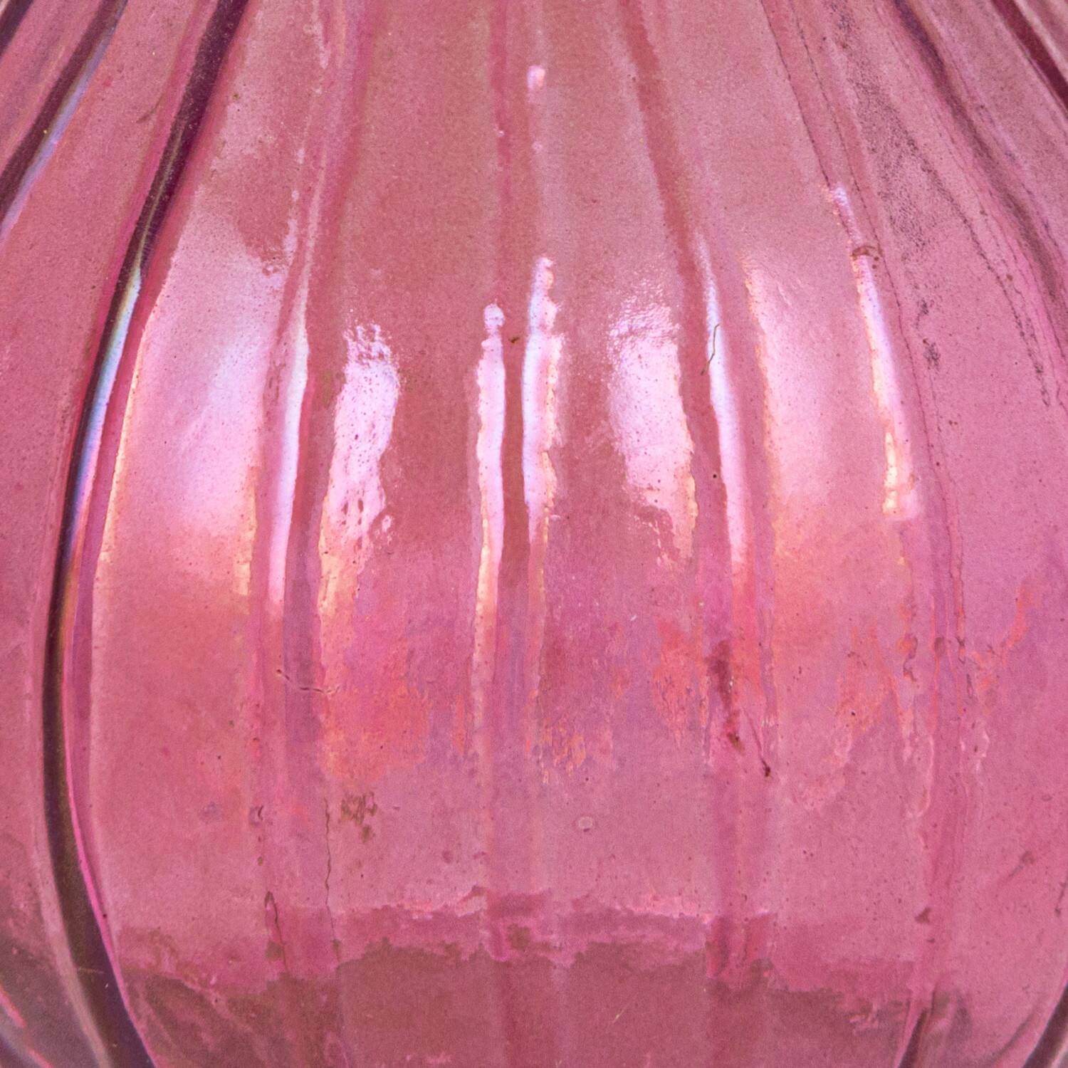 Hello Honey&#xAE; Multicolor Debossed Reclaimed Glass Vase Set