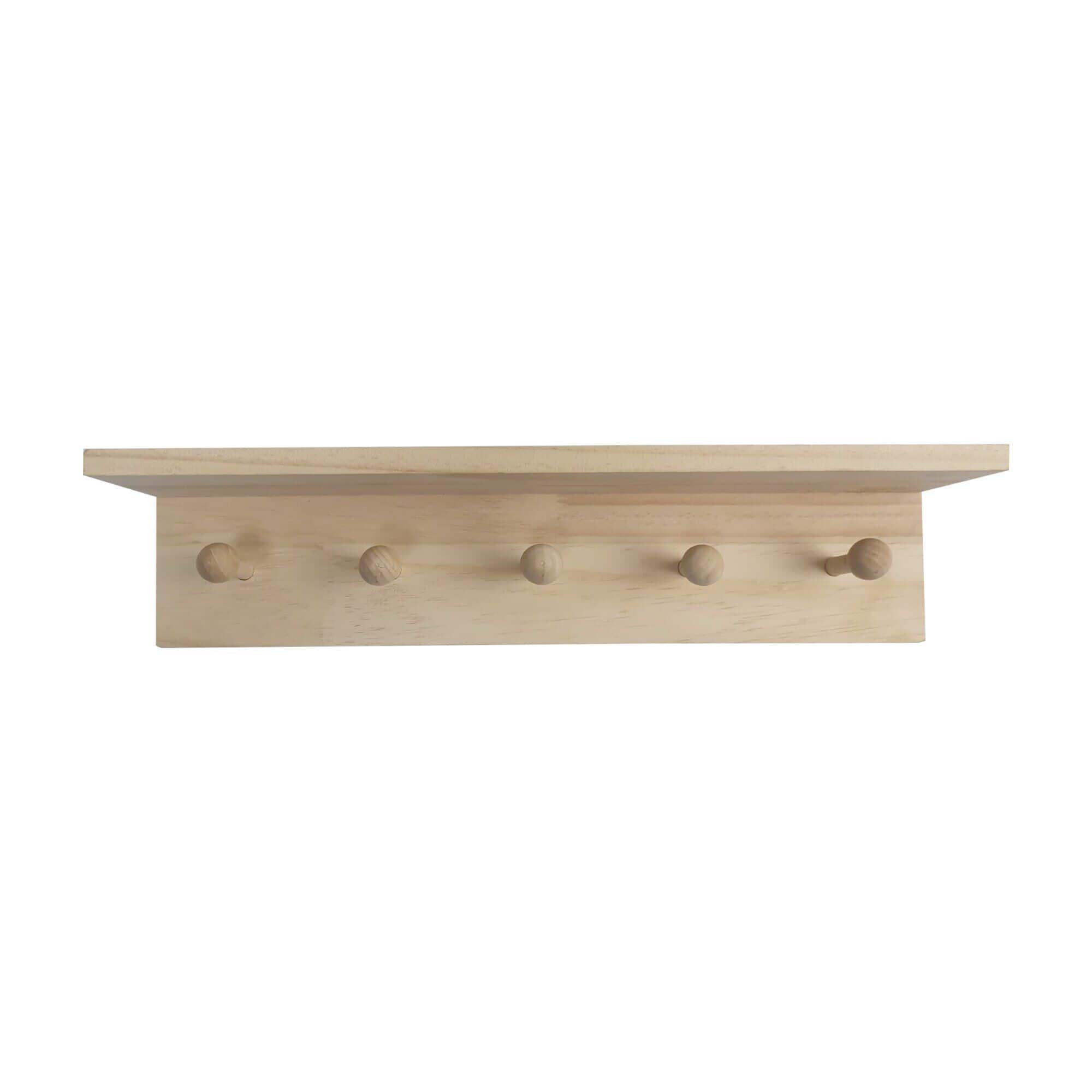 15.5&#x22; Unfinished Peg Shelf by Make Market&#xAE;