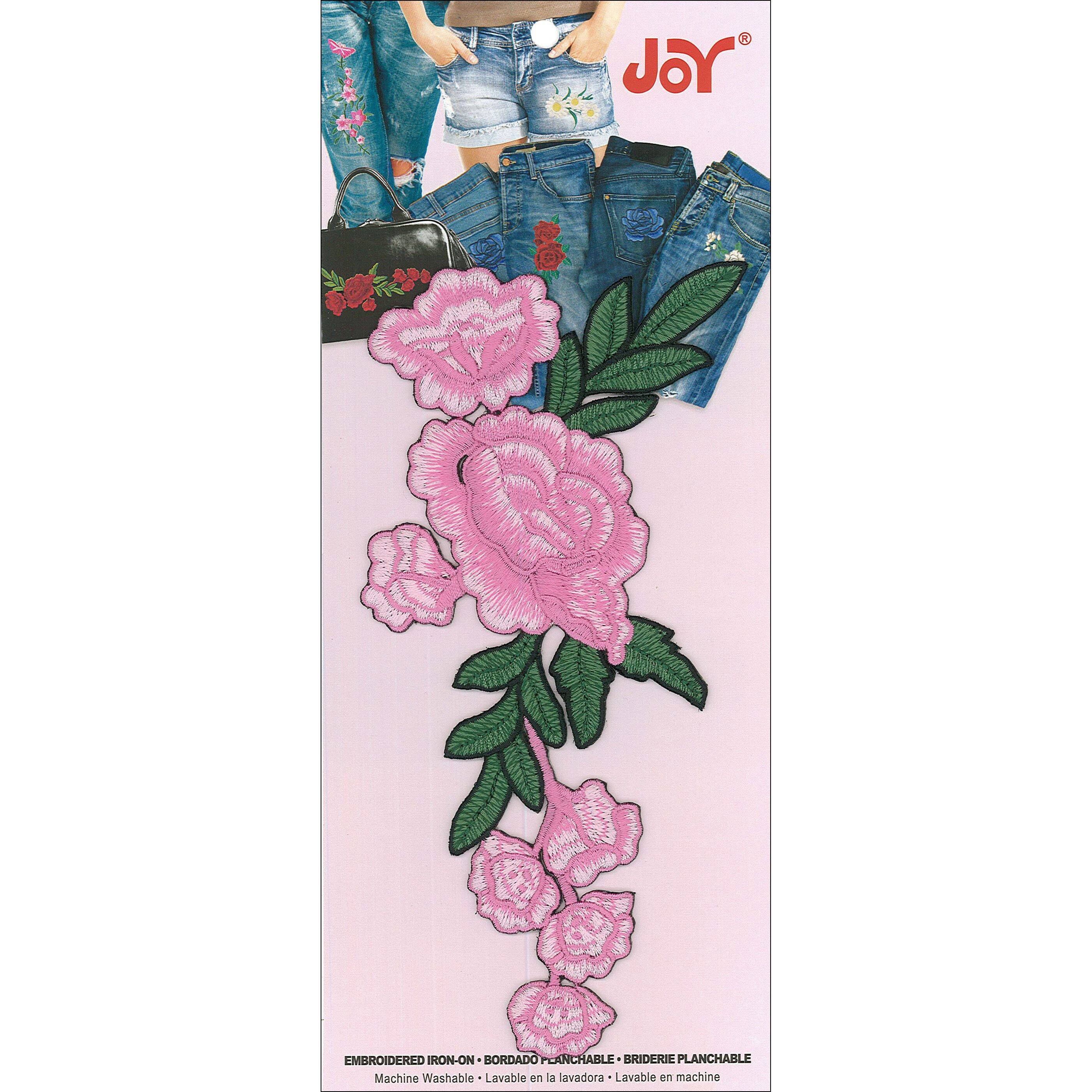 Joy® IronOn Creeping Rose Vine Appliqué IronOn Transfers Michaels