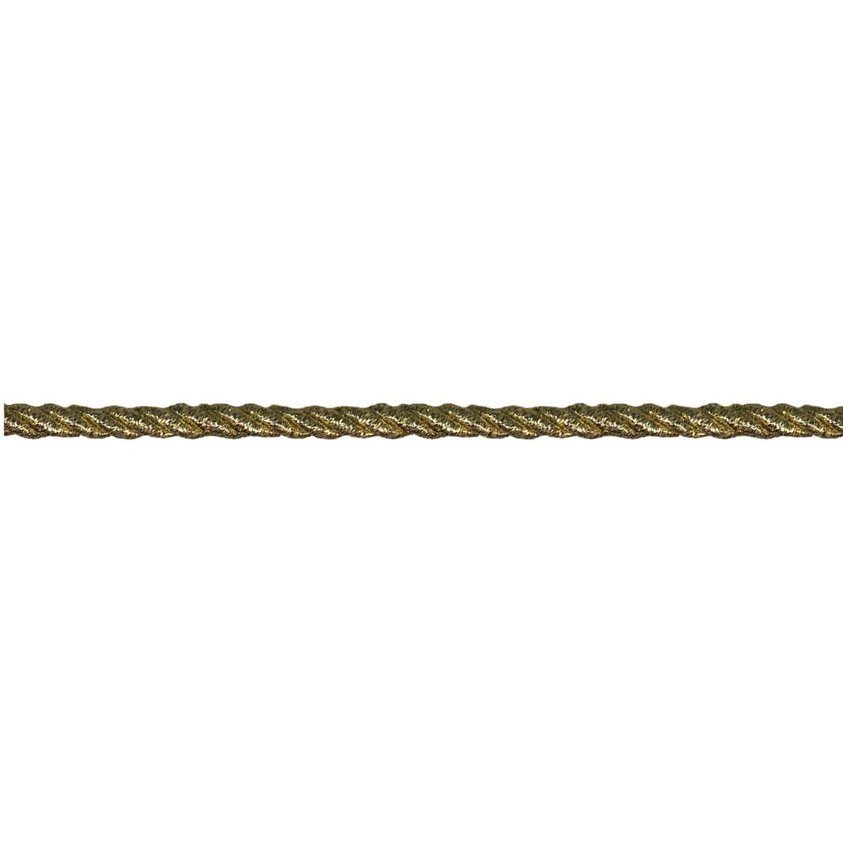 36 Total Yards 5mm Twisted Gold Cord for Crafts, Gold Rope Ribbon