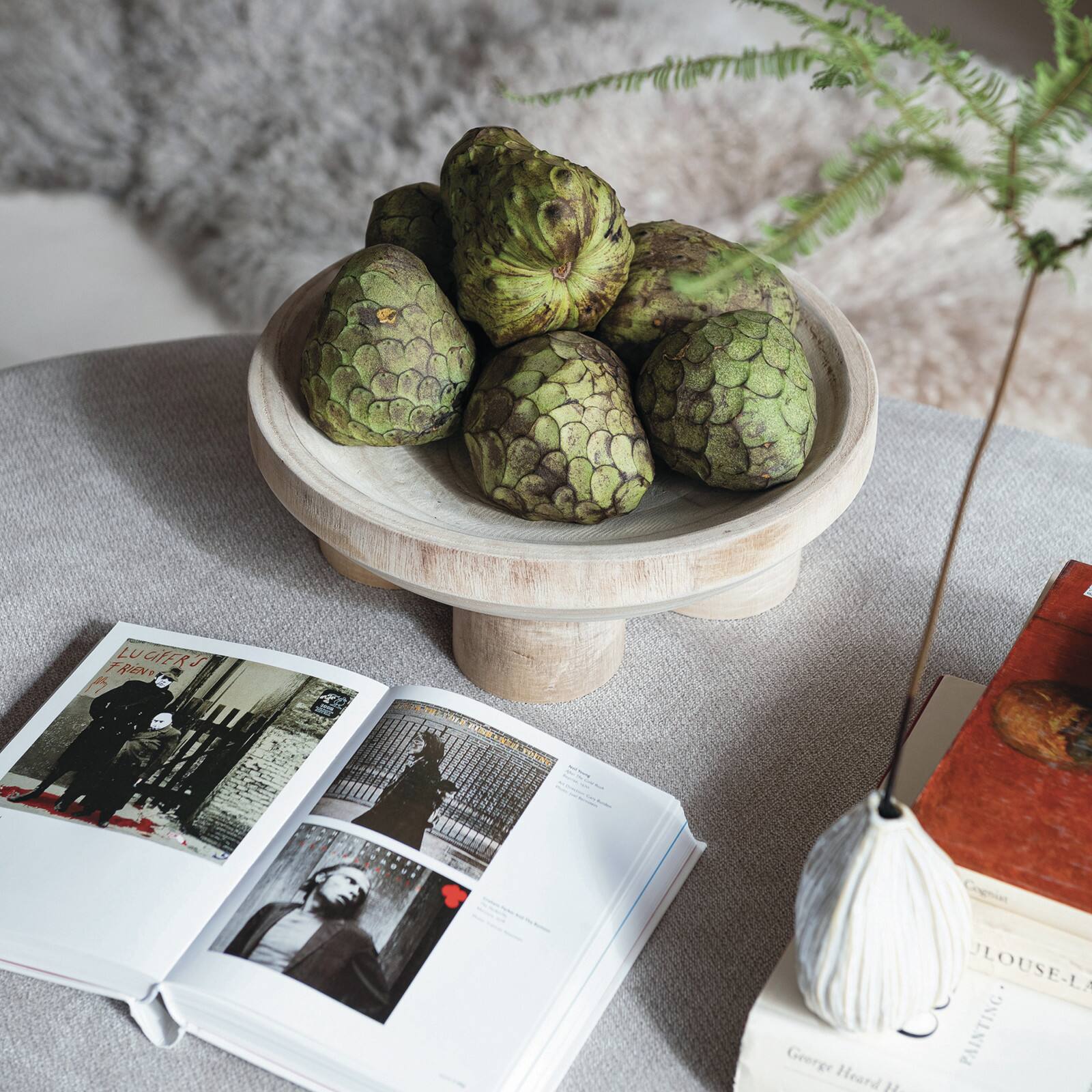 Hello Honey® 11.5" Natural Elegance Paulownia Wood Bowl