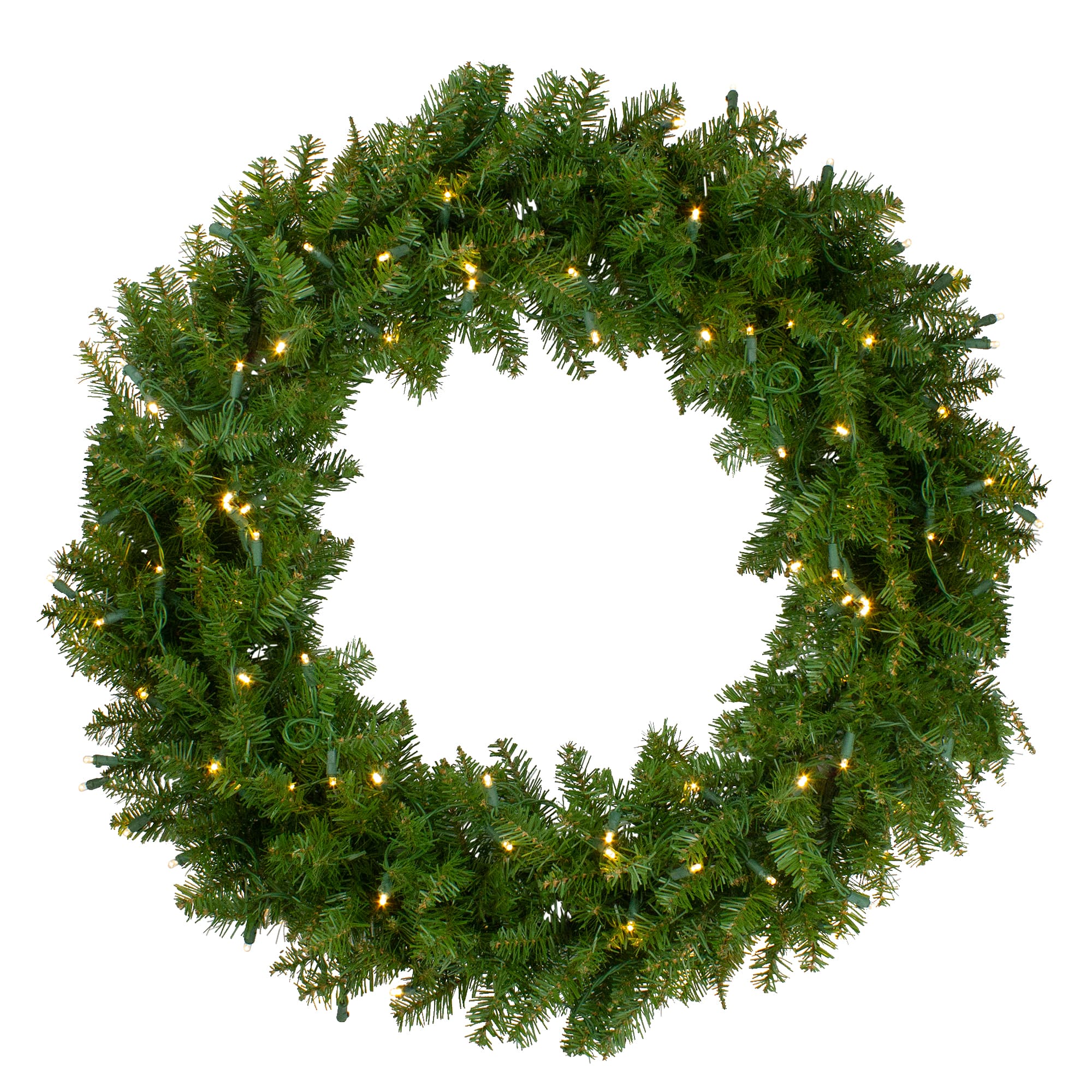 36" LED Northern Pine Artificial Christmas Wreath