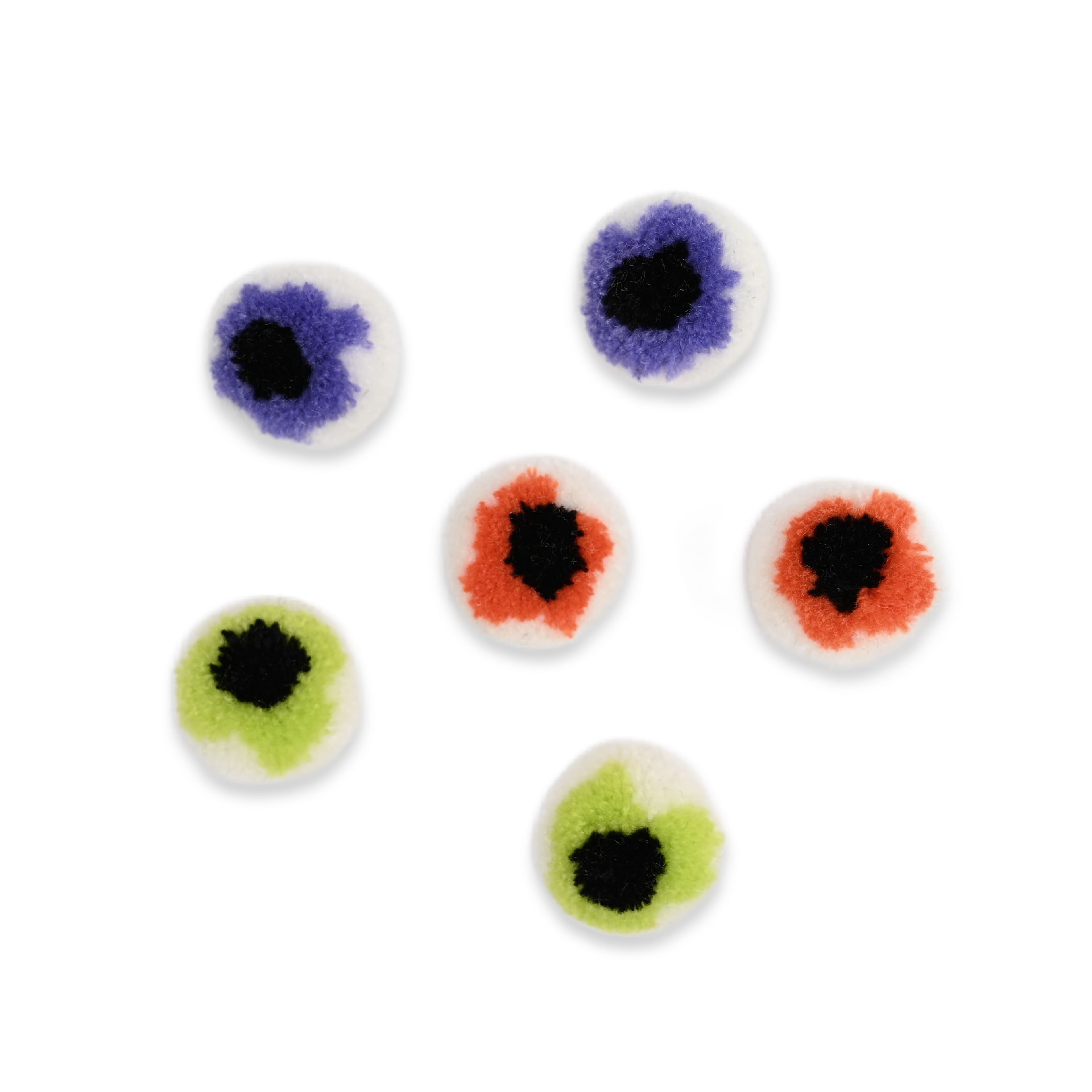Eyeball Yarn Poms, 6ct. by Creatology&#x2122;