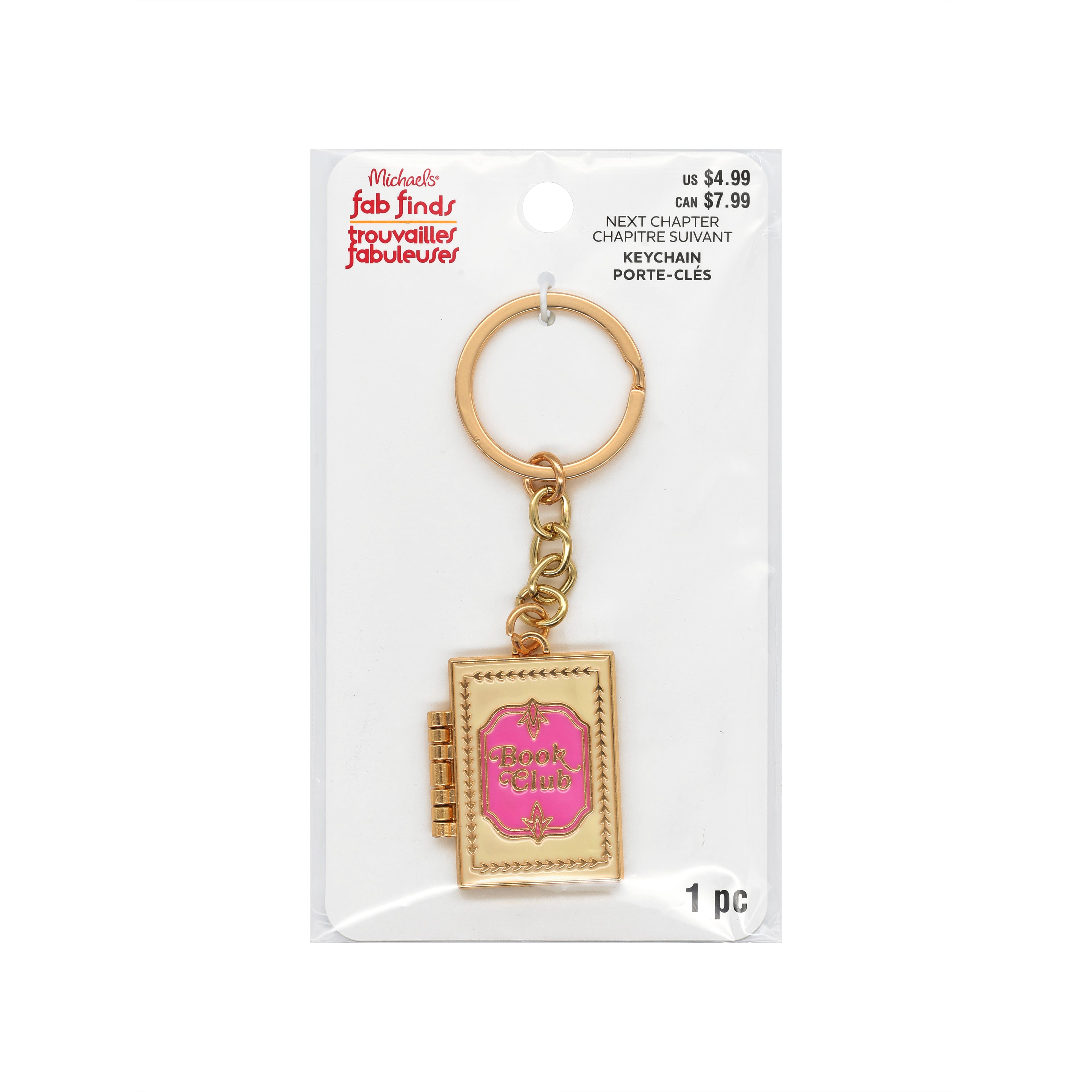Assorted Next Chapter Keychain, 1pc. by Fab Finds