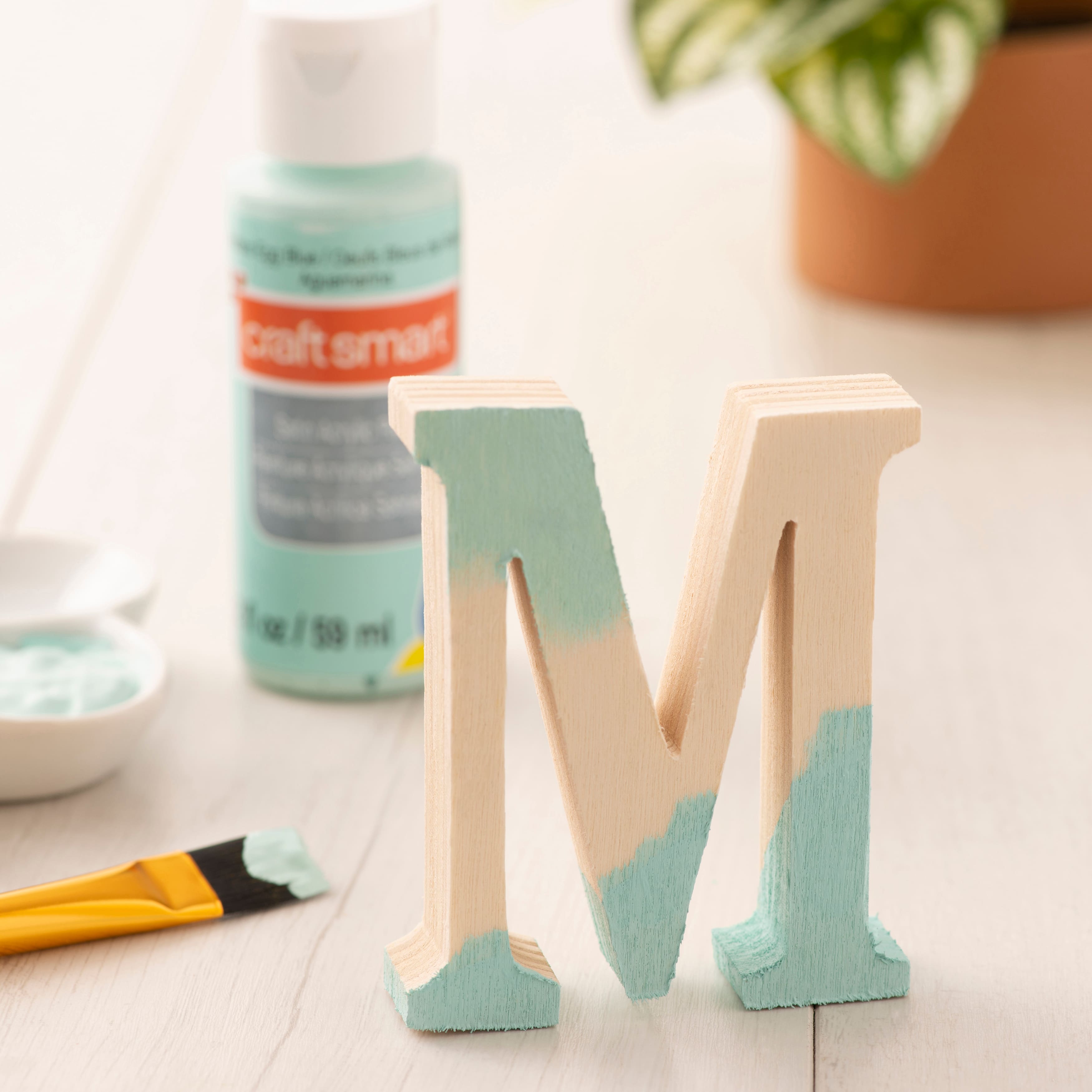 12 Pack: 3&#x22; Chunky Wood Letter by Make Market&#xAE;
