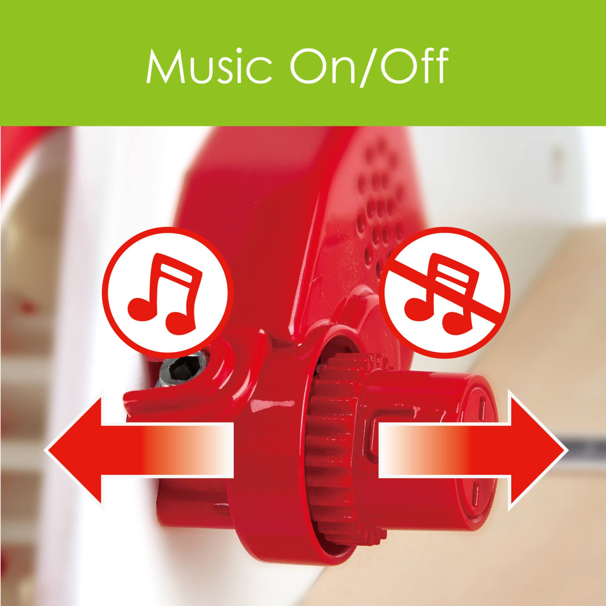 Hape My First Musical Walker Wooden Push & Pull Learning Walker