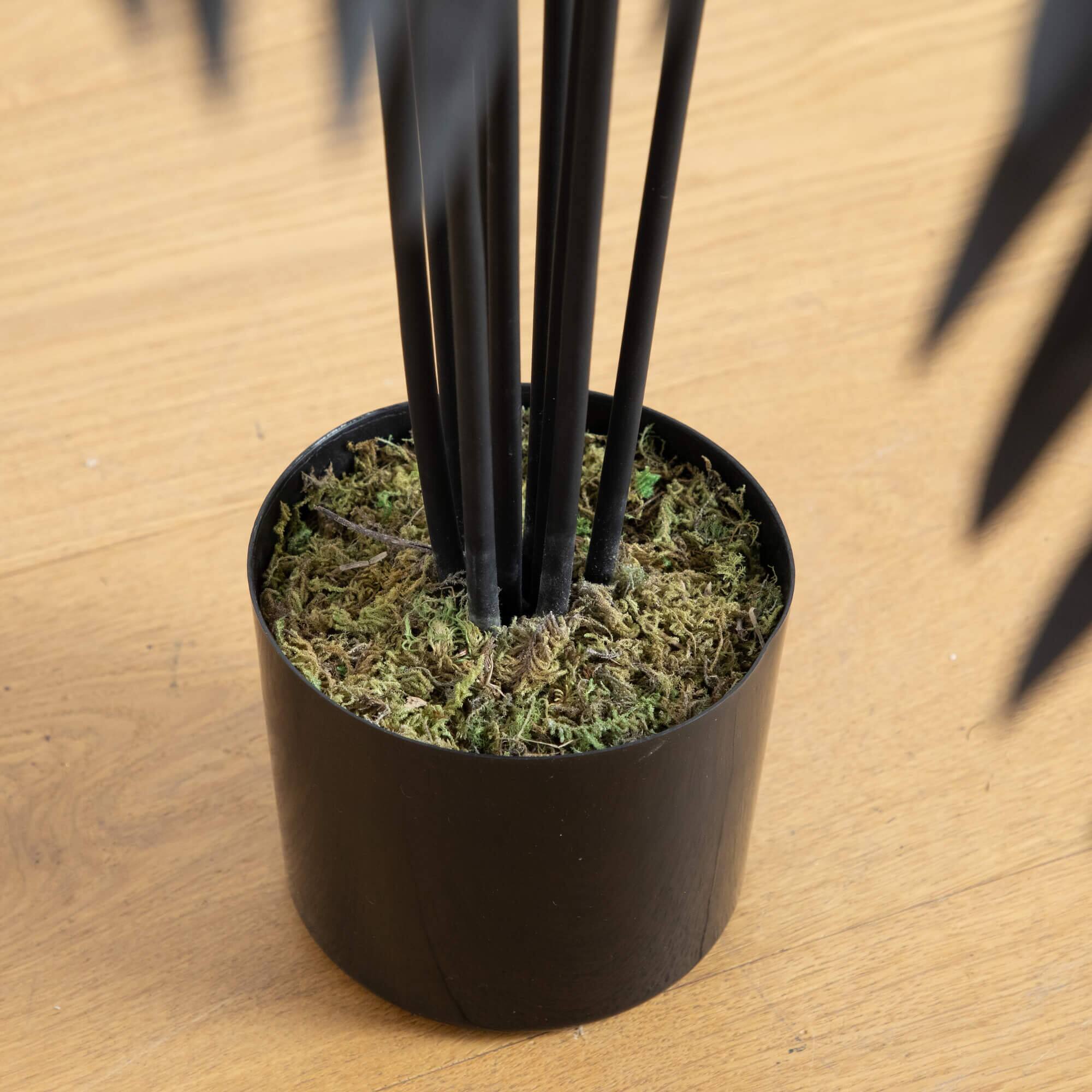 4ft. Artificial Halloween Black Paradise Palm Tree