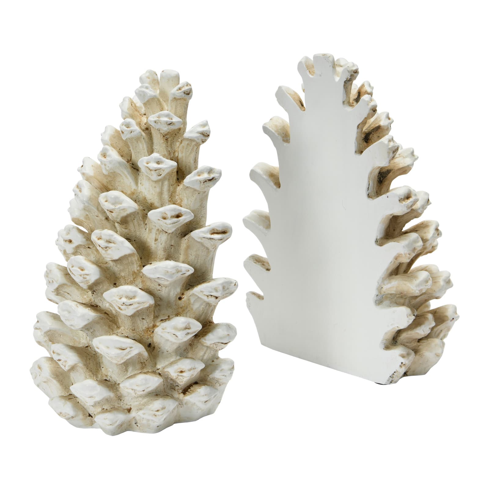 Pinecone Bookends Set