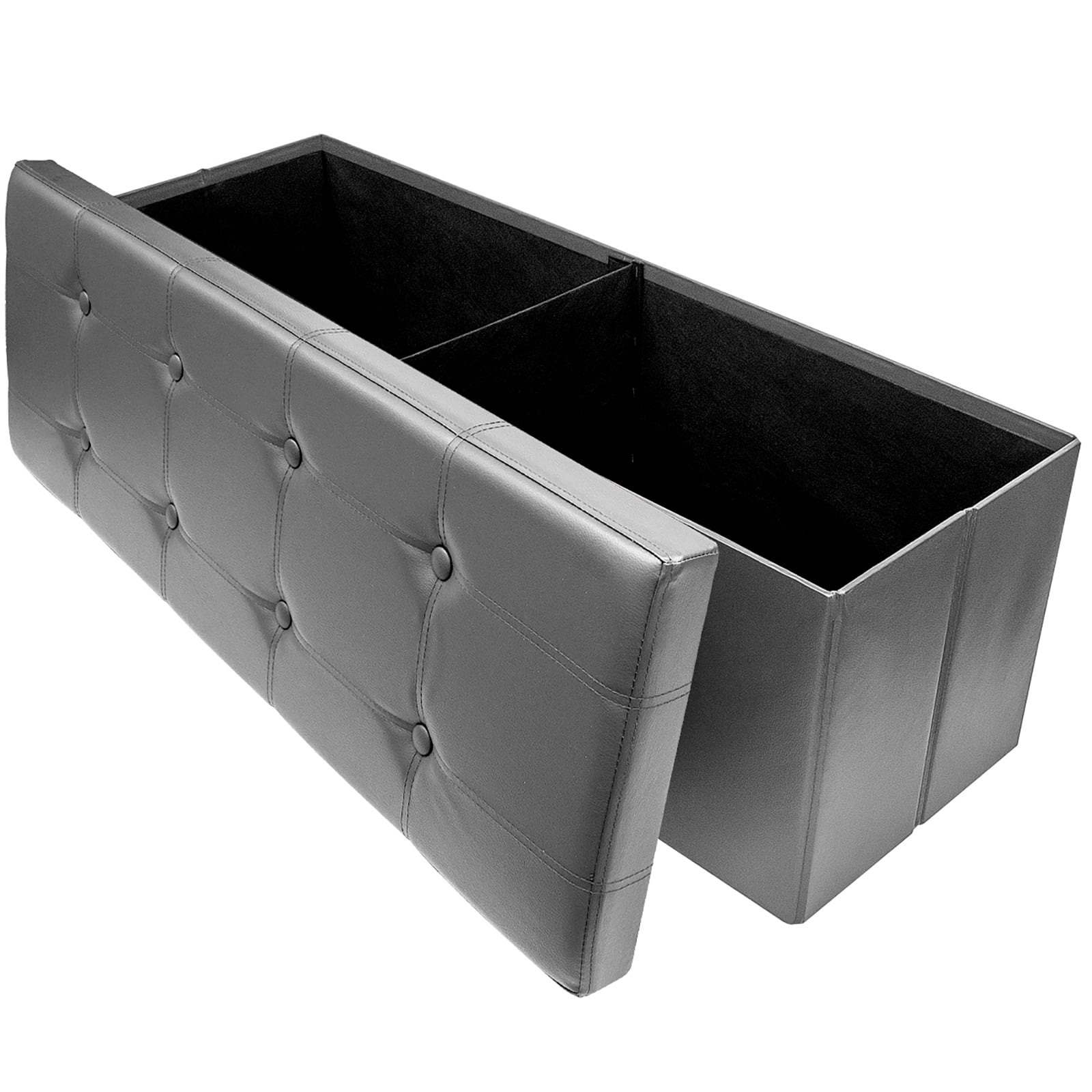 Sorbus 43&#x22; Faux Leather Storage Bench