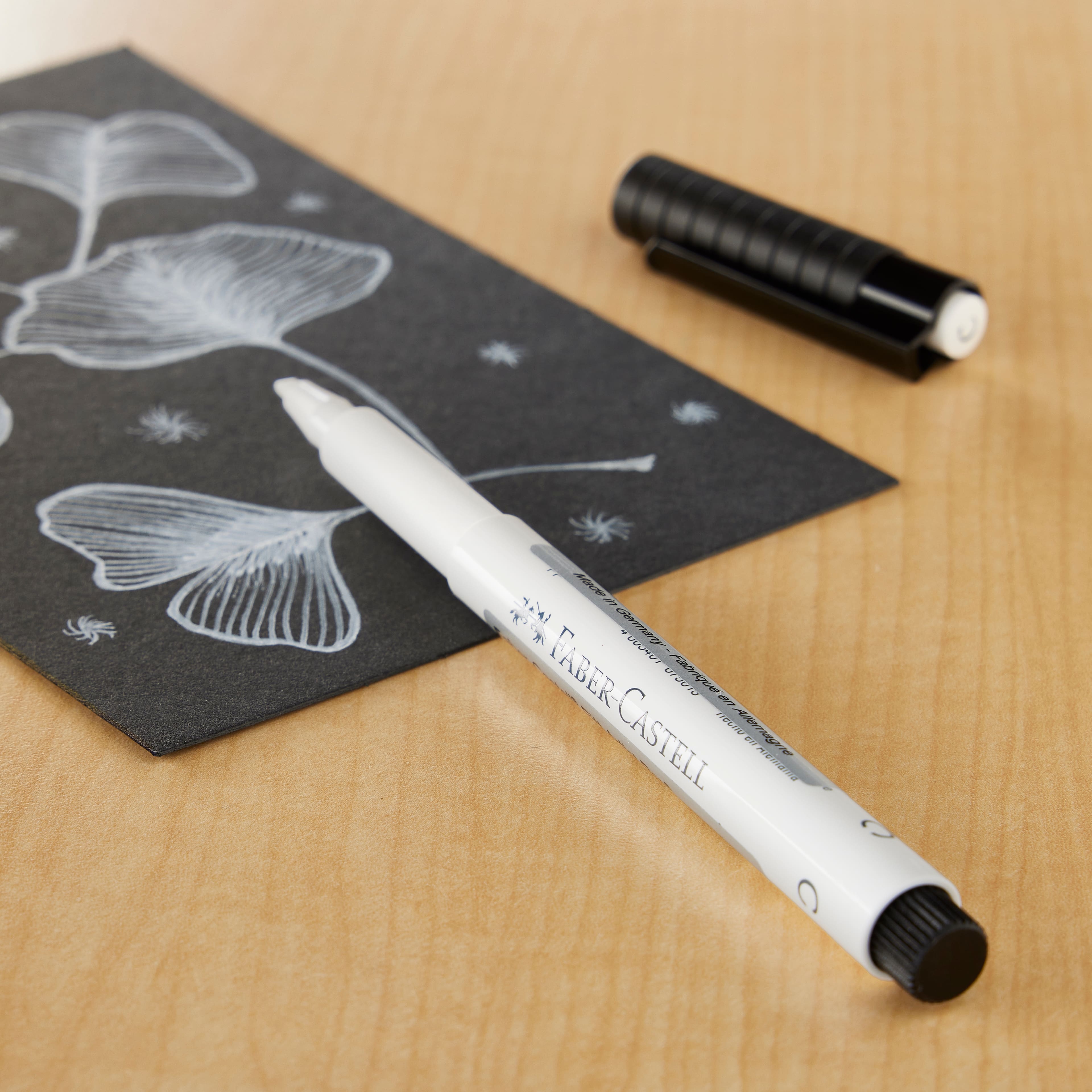 10 Pack: Faber-Castell&#xAE; PITT&#xAE; White Calligraphy Artist Pen